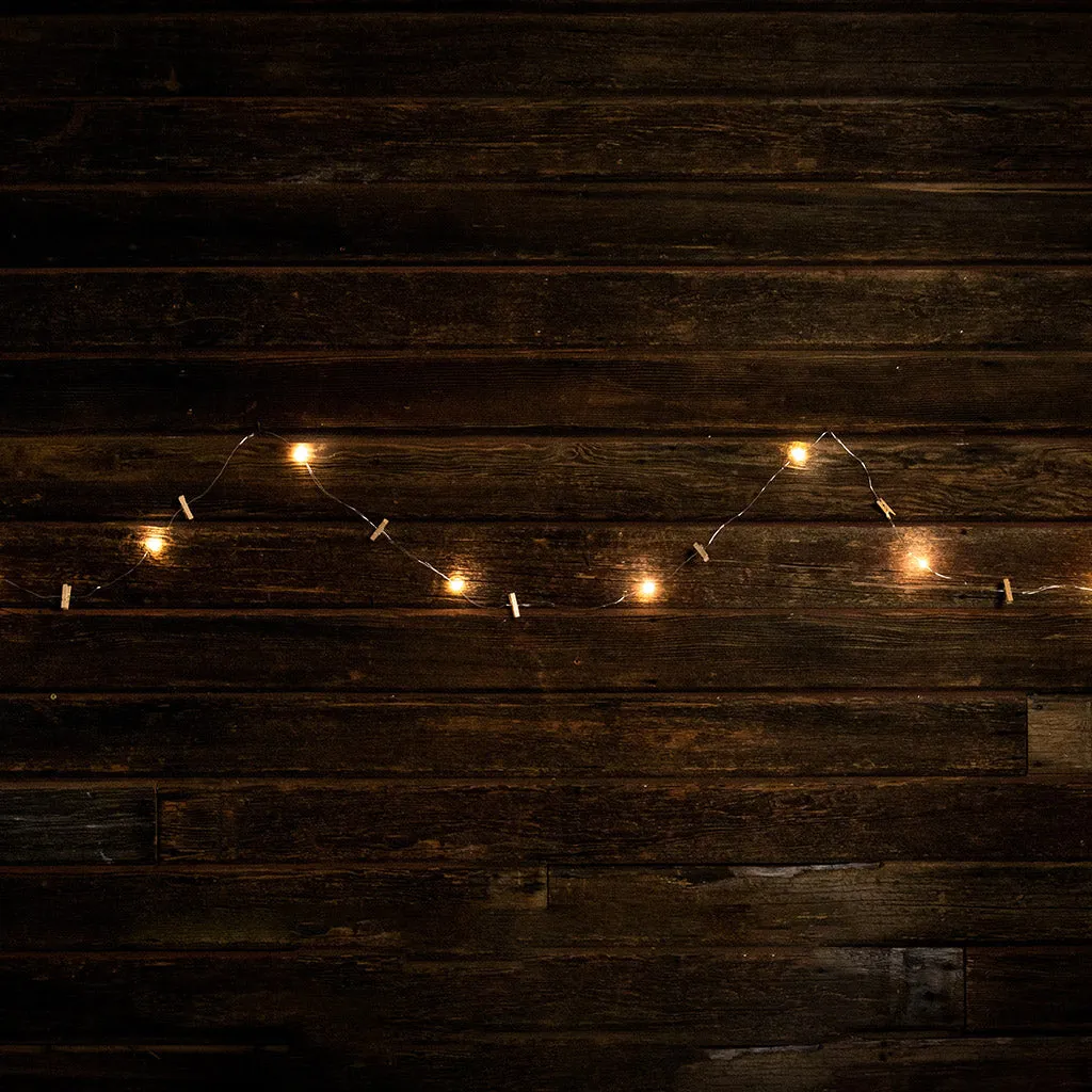 Mini Clothespin String Lights