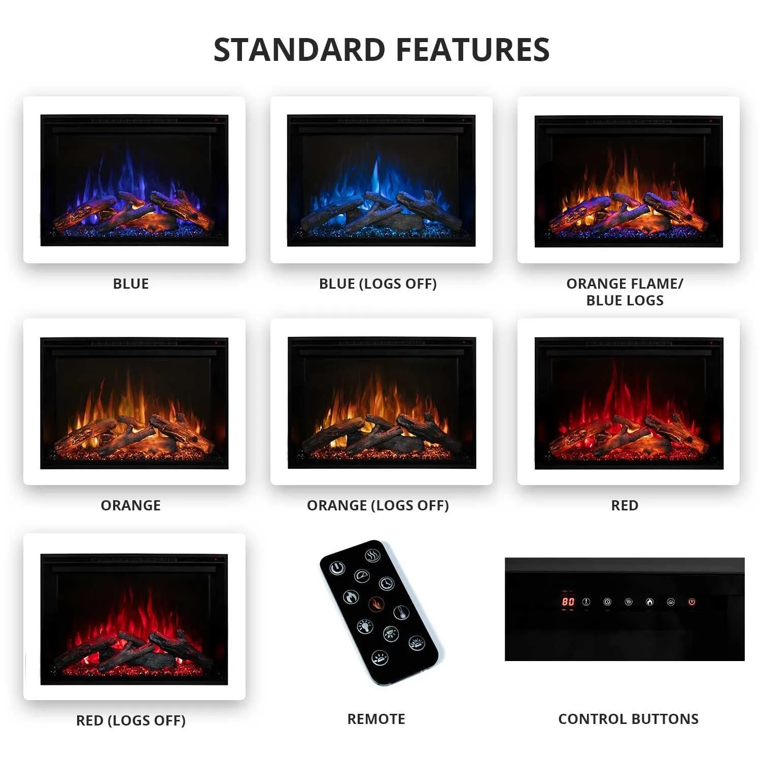 Modern Flames SM 5" Surround For Redstone 2621 (Covers 33"W X 24'H)