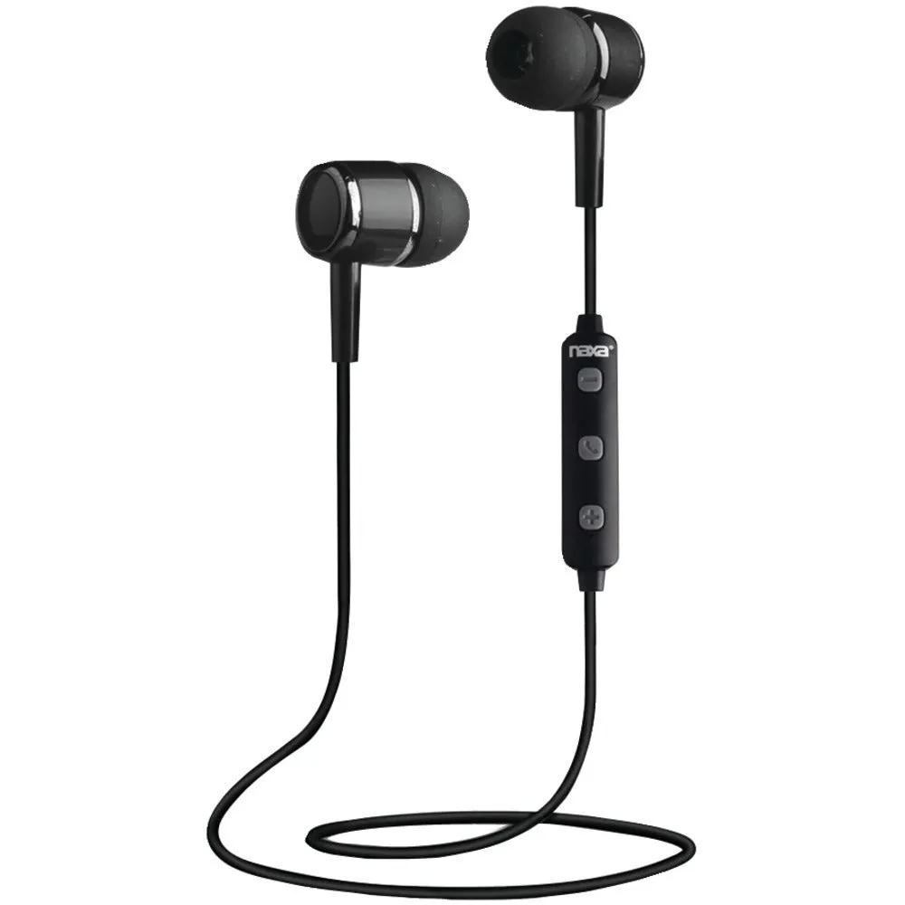 NAXA NE-950 BLACK/GRAY Bluetooth(R) Isolation Earbuds with Microphone & Remote (Gray)