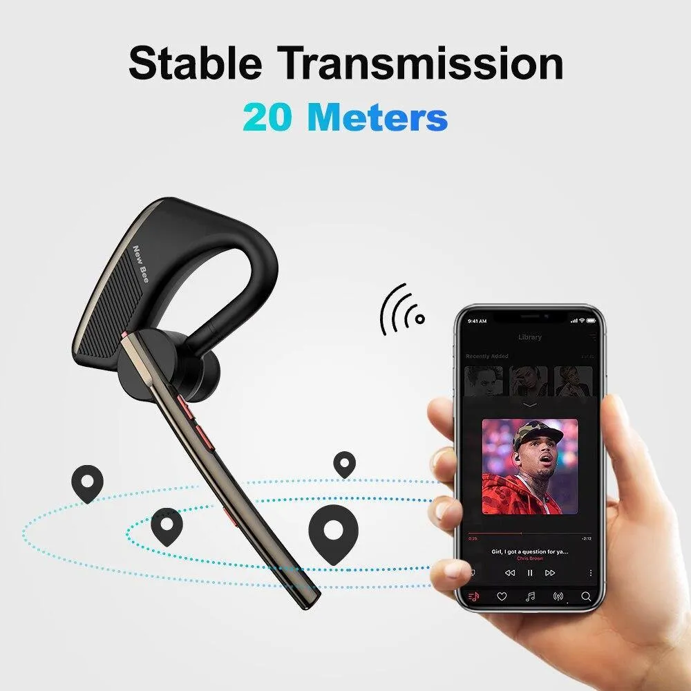 New Bee Wireless Bluetooth 5.2 Earphones Headphones CVC8.0 M50