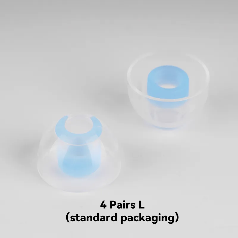 NICEHCK C04 Liquid Silicone Ear Tips Replacement Earbud Tips for In Ear Monitor Ear Covers Earbud Replacement Tips Ear Bud Rubber Tips SS S M L Accessories