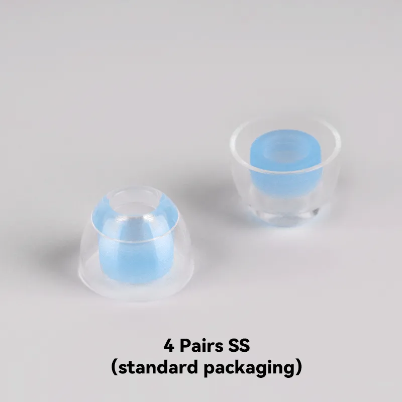 NICEHCK C04 Liquid Silicone Ear Tips Replacement Earbud Tips for In Ear Monitor Ear Covers Earbud Replacement Tips Ear Bud Rubber Tips SS S M L Accessories