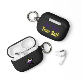 Nonbinary Enby Pride Rubber Case for AirPods - Star