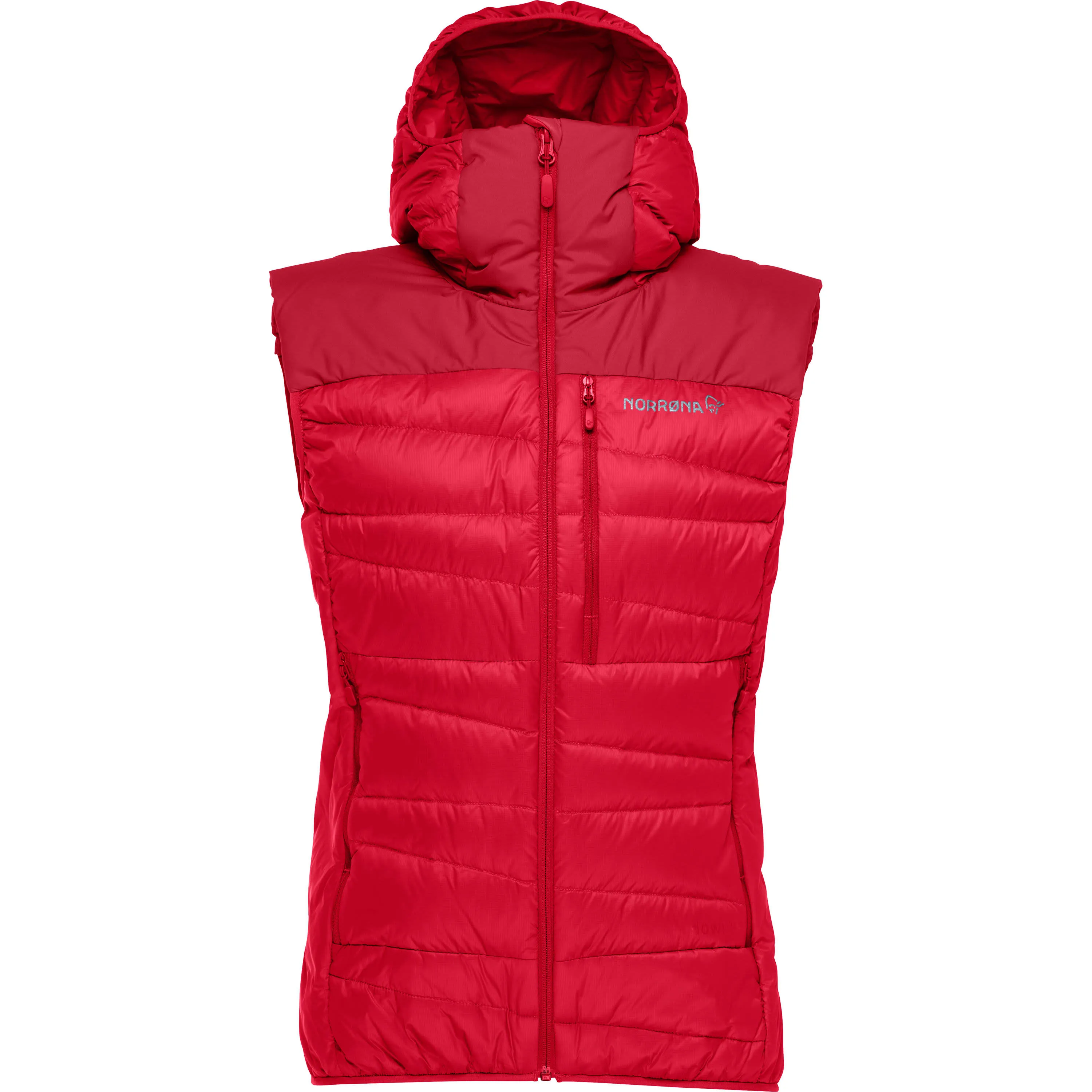Norrøna Women&#x27;s Falketind Down750 Vest True Red | Buy Norrøna Women&#x27;s Falketind Down750 Vest True Red here | Outnorth