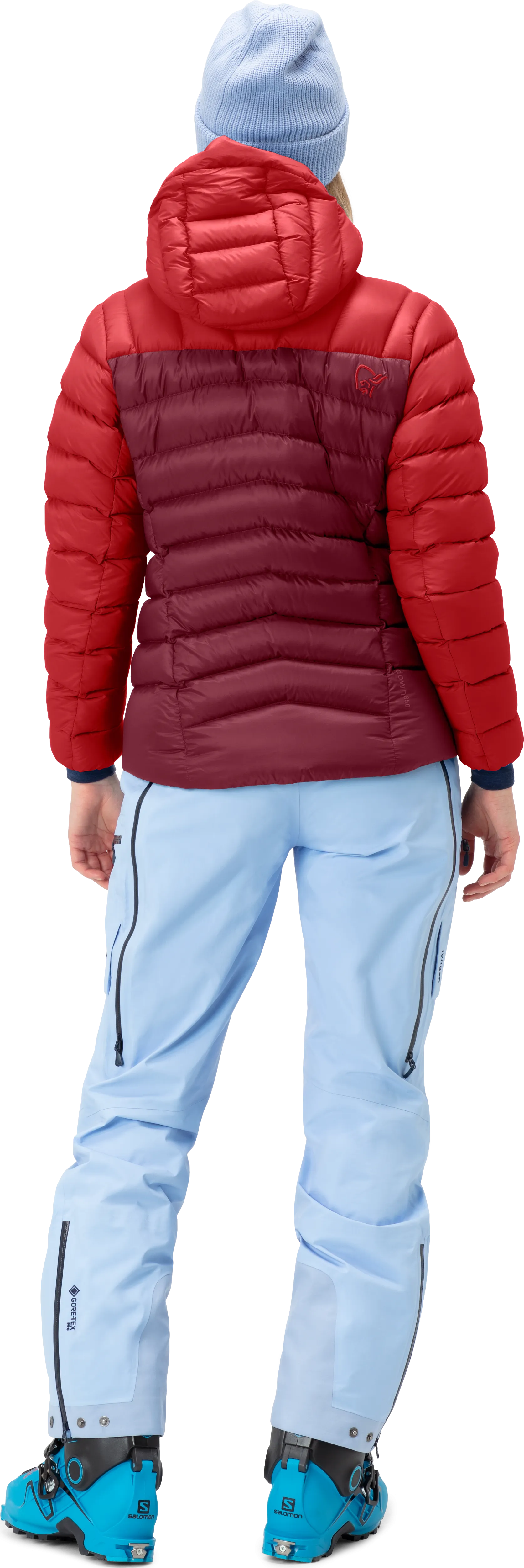 Norrøna Women&#x27;s Lyngen Down850 Hood True Red/Rhubarb | Buy Norrøna Women&#x27;s Lyngen Down850 Hood True Red/Rhubarb here | Outnorth