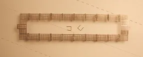 OMI -2159  Athearn /FR /Ramax ACF 2-bay cov hper ( Rectangular Hole Photo Etched Walkway)