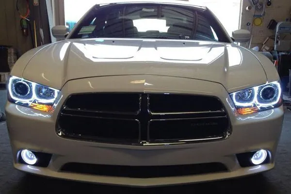 Oracle LED Fog Light Halo Kit Dodge Charger (2011-2012) Multicolored