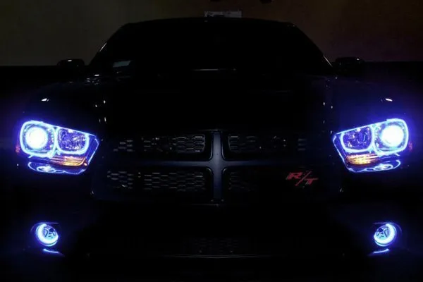 Oracle LED Fog Light Halo Kit Dodge Charger (2011-2012) Multicolored