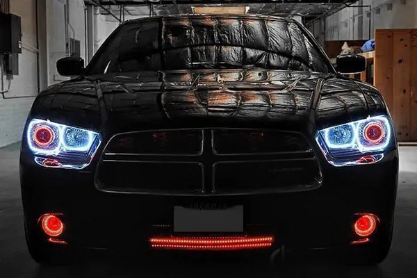 Oracle LED Fog Light Halo Kit Dodge Charger (2011-2012) Multicolored