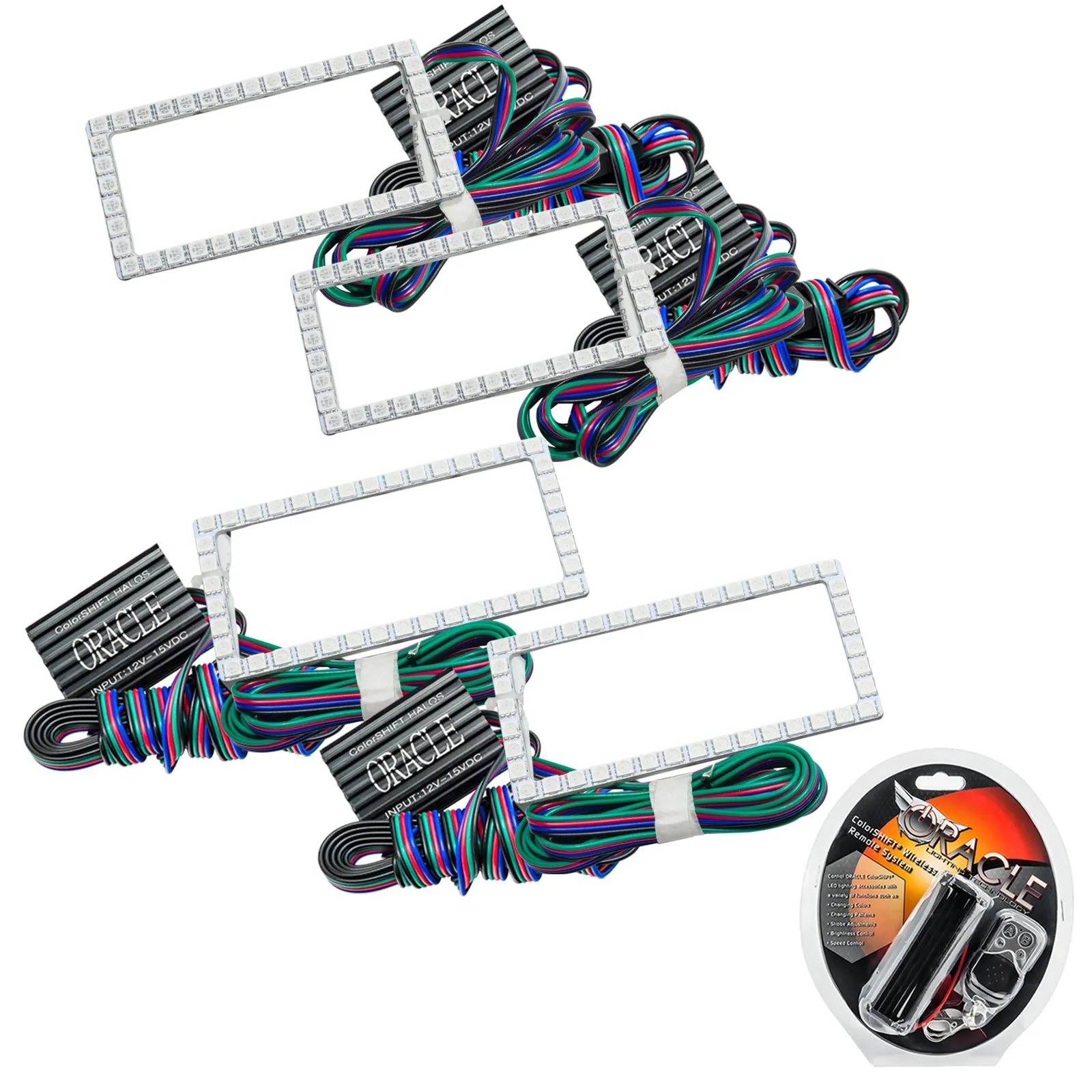 ORACLE Lighting 2015-2017 Ford F-150 Quad Beam Projector LED Headlight Halo Kit