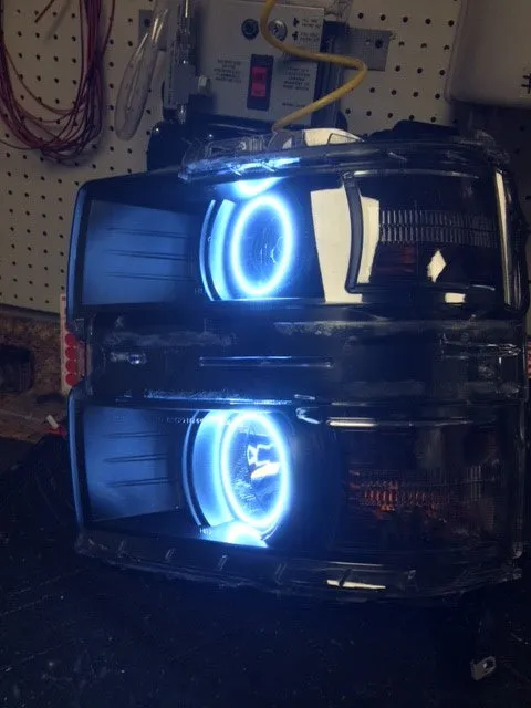 ORACLE Lighting 2015-2018 Chevrolet Silverado 2500/3500 LED Headlight Halo Kit