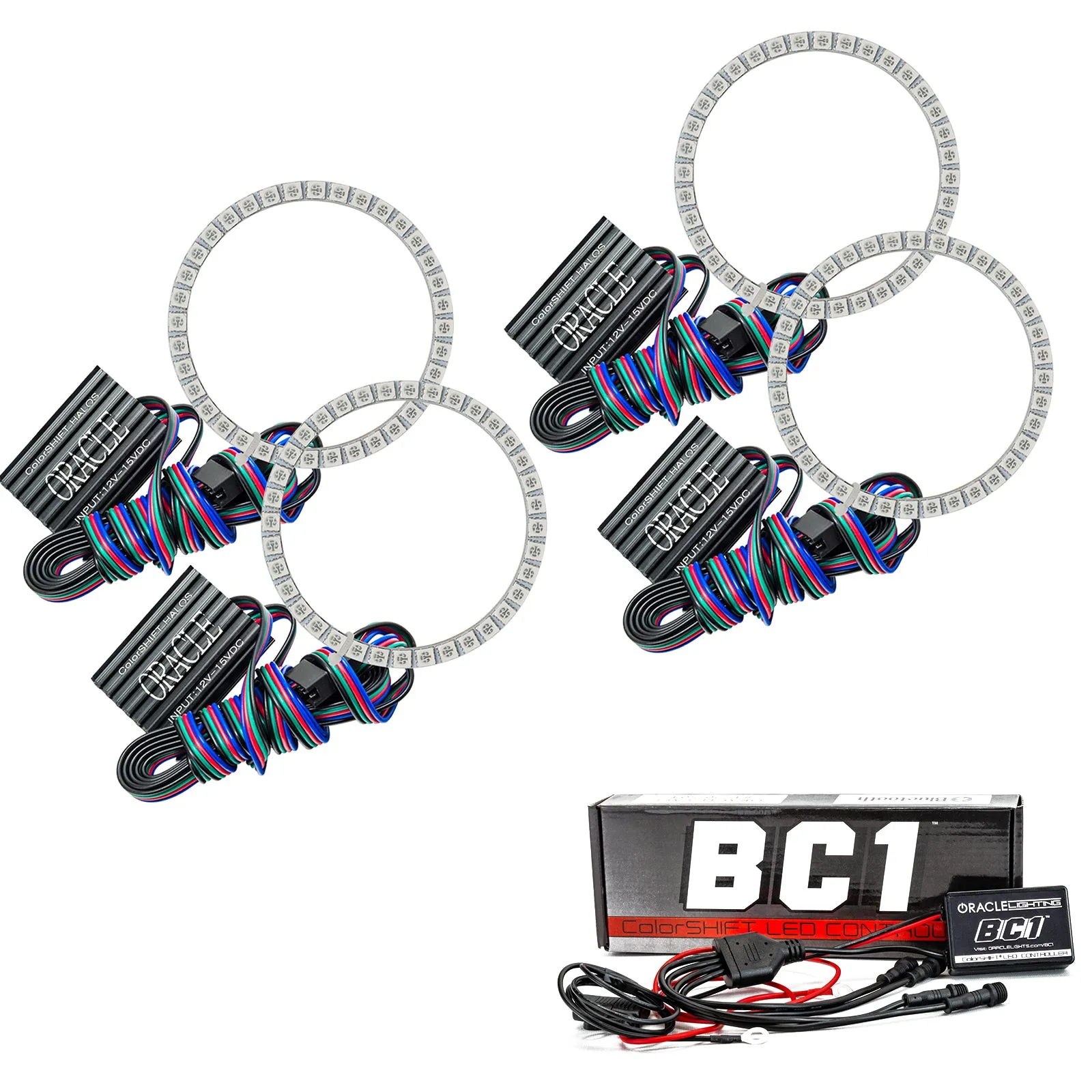 ORACLE Lighting 2015-2018 Chevrolet Silverado 2500/3500 LED Headlight Halo Kit