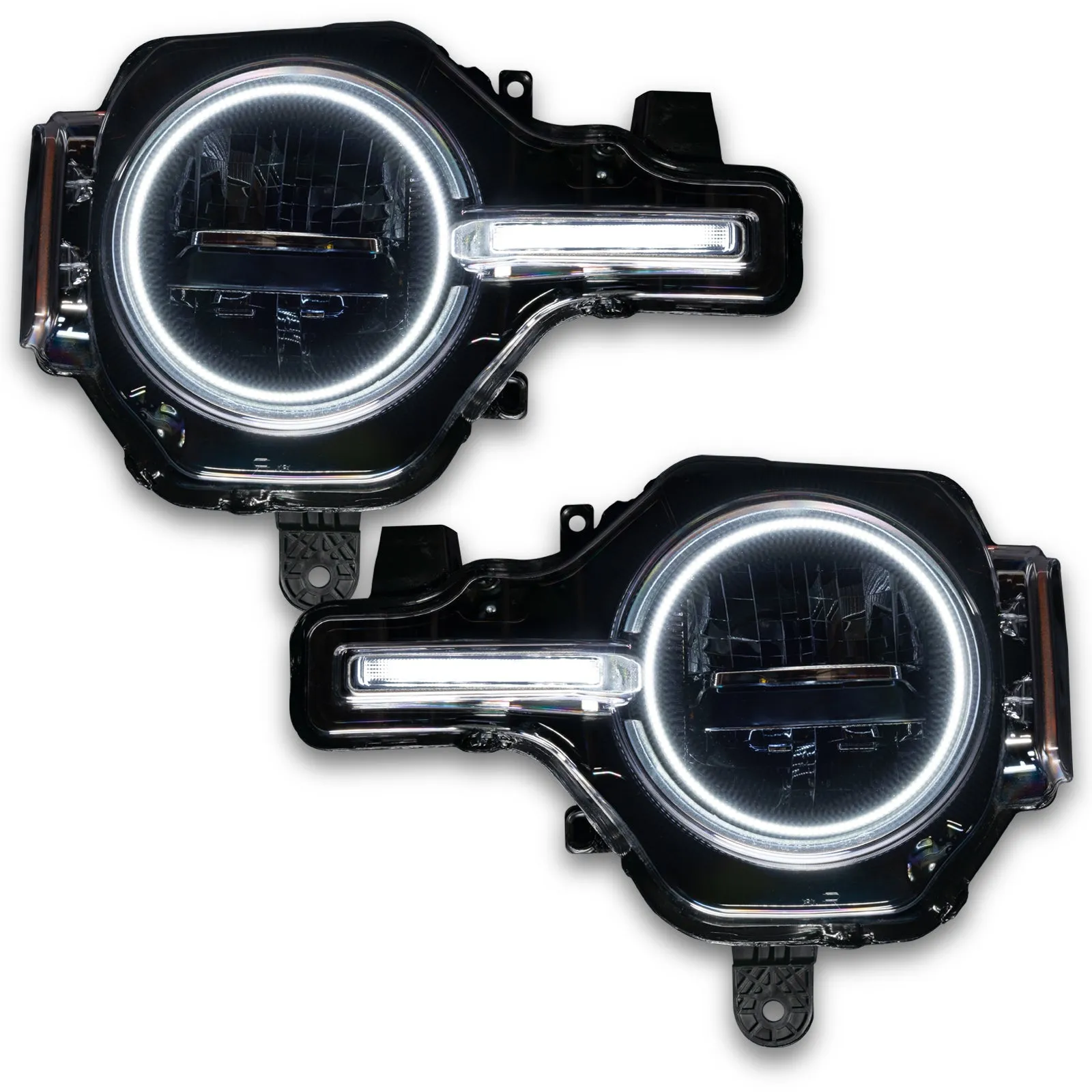 ORACLE Lighting 2021-2024 Ford Bronco ColorSHIFT Headlight Halo Kit w/DRL Bar - Base Headlights