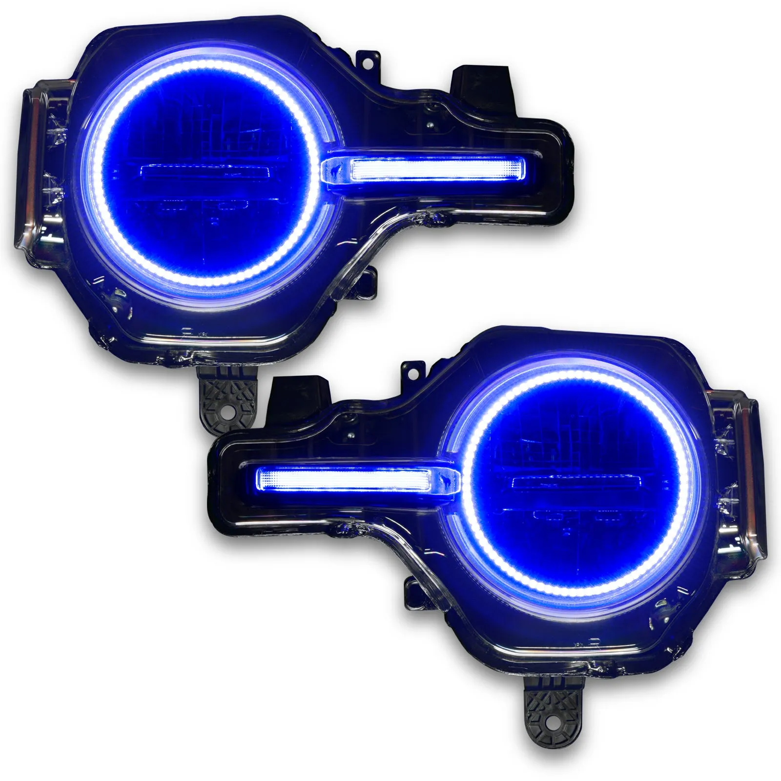 ORACLE Lighting 2021-2024 Ford Bronco ColorSHIFT Headlight Halo Kit w/DRL Bar - Base Headlights