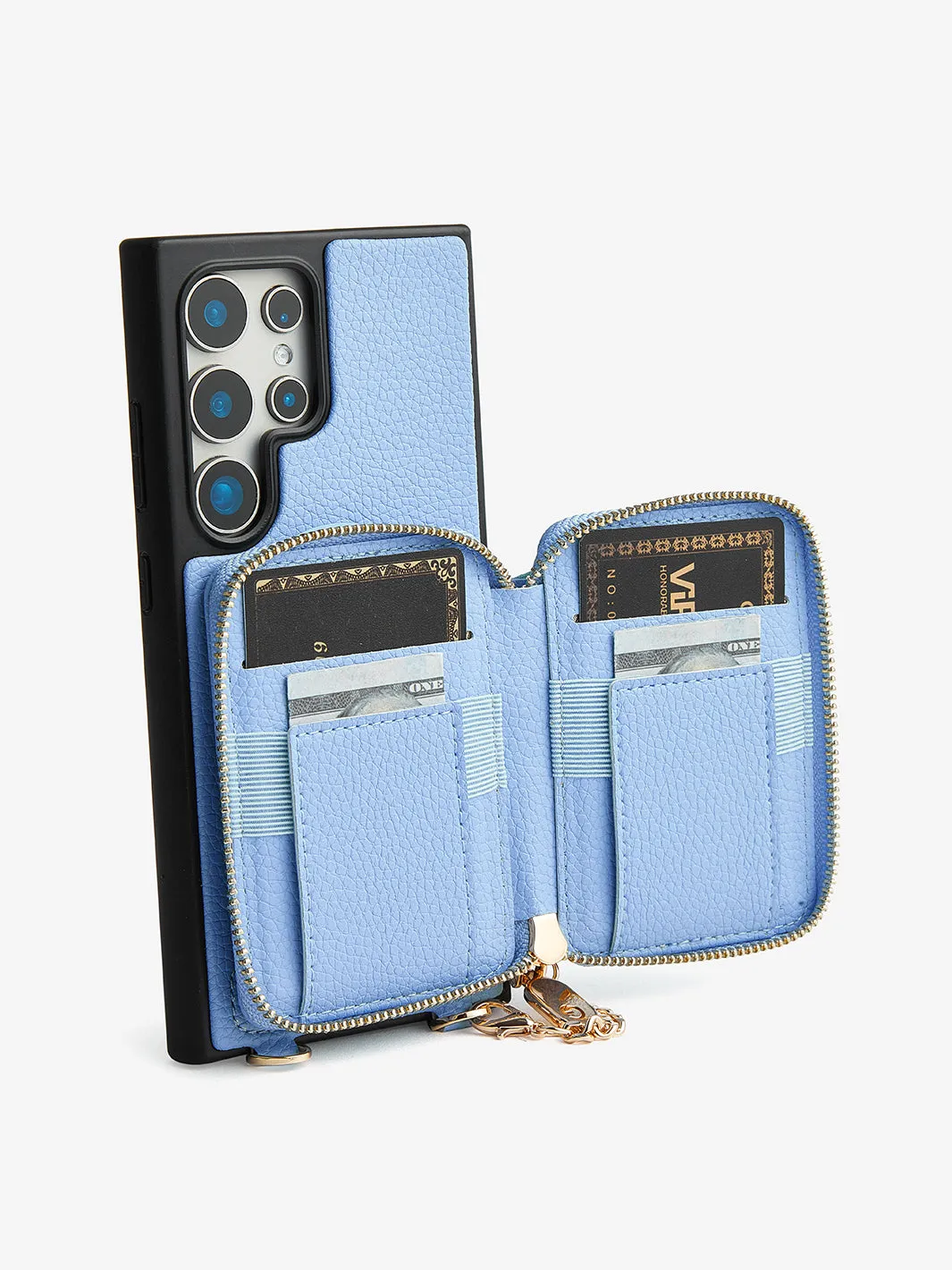 Original Design Set- Samsung Galaxy Wireless Charging Crossbody Phone Case AirPods Pouch Set