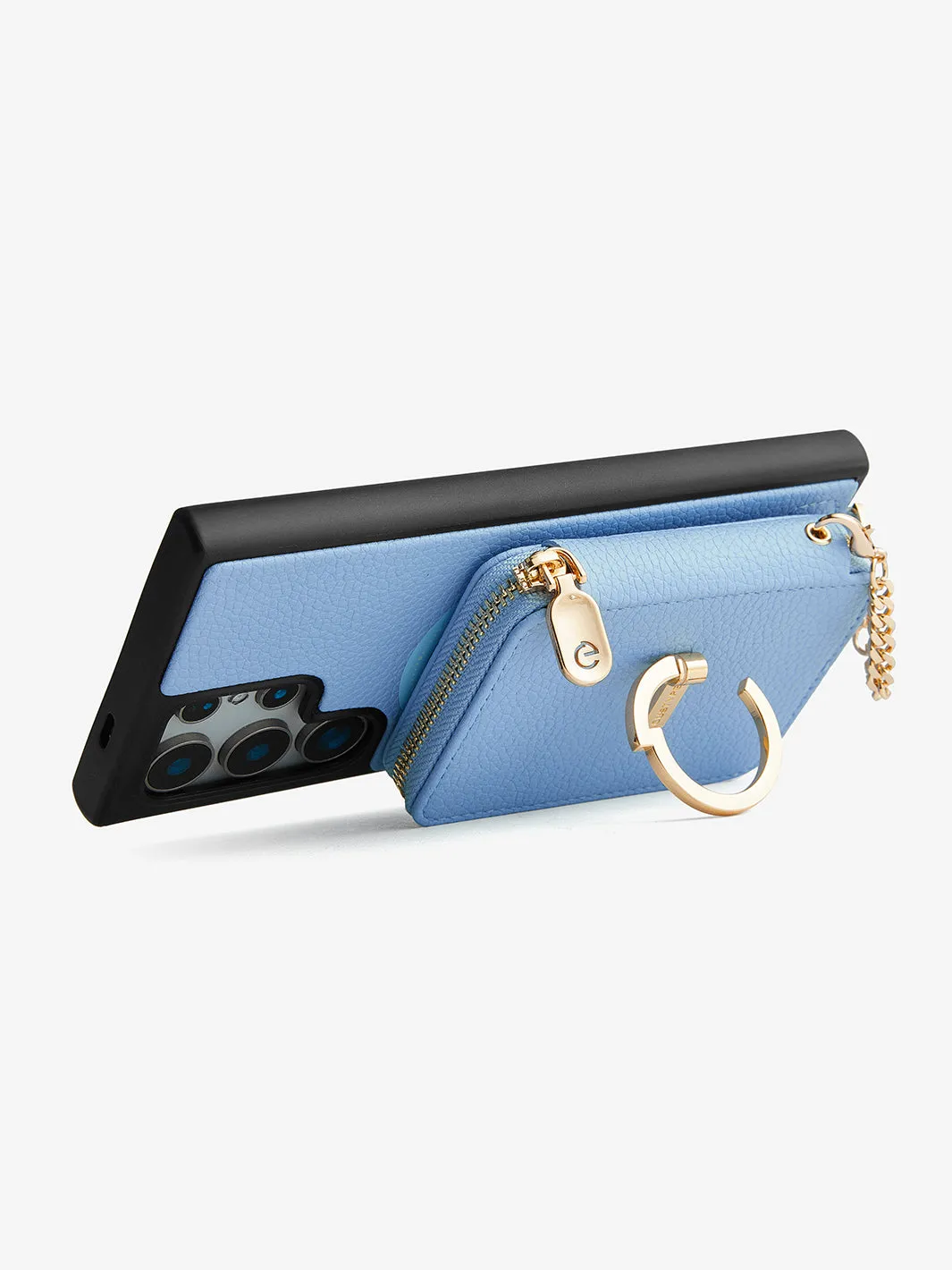 Original Design Set- Samsung Galaxy Wireless Charging Crossbody Phone Case AirPods Pouch Set