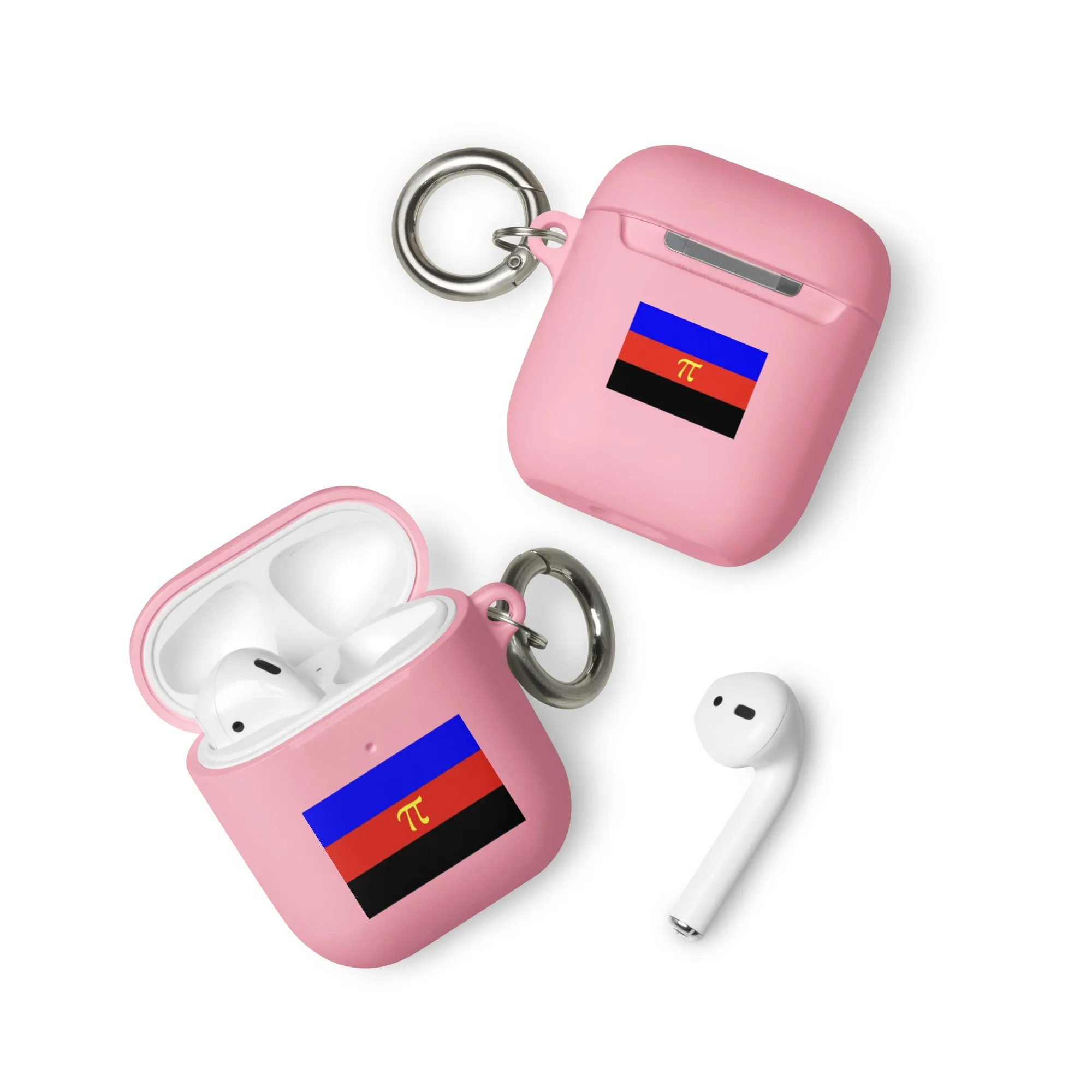 Polyamorous Polyamory Pride Flag Rubber Case for Apple AirPods