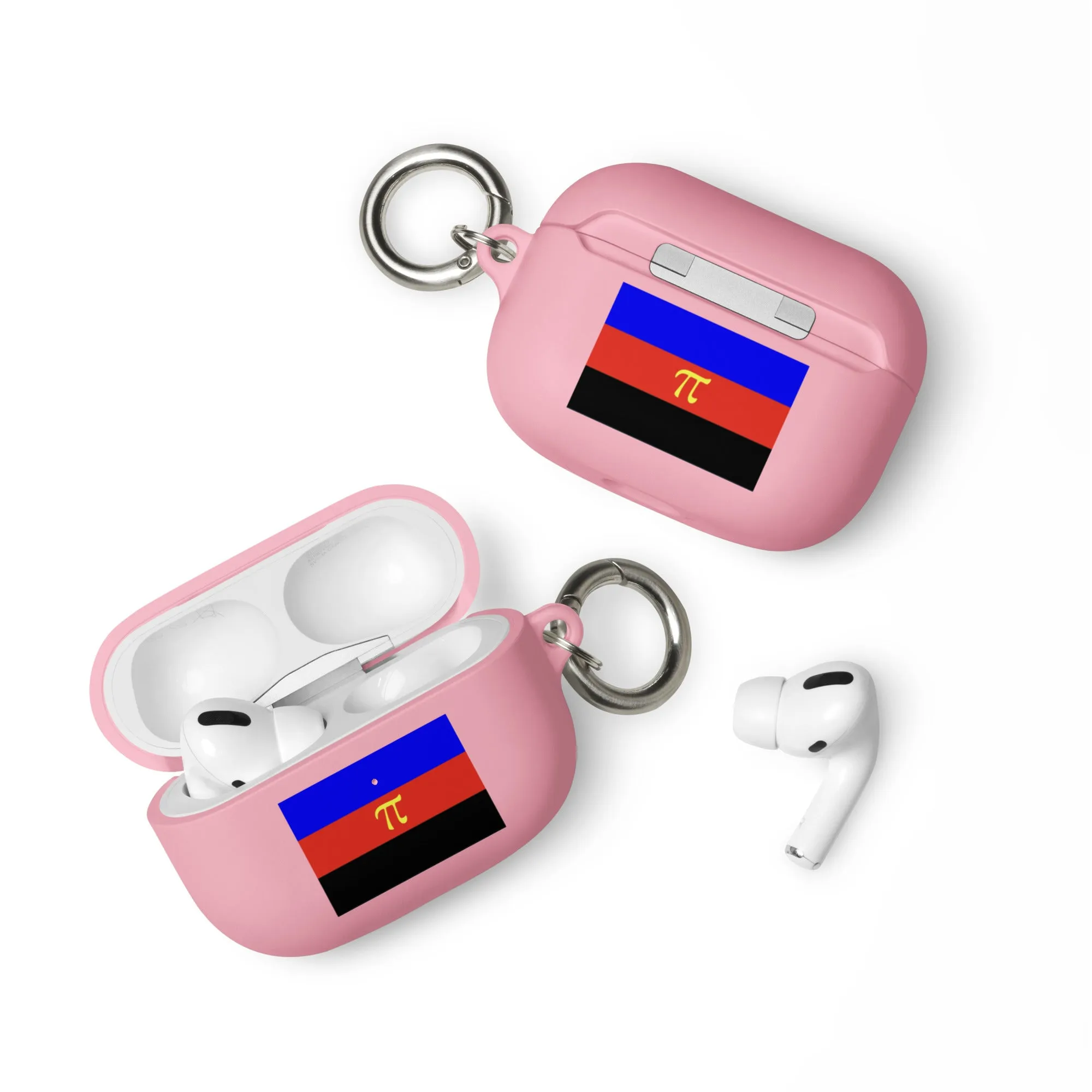 Polyamorous Polyamory Pride Flag Rubber Case for Apple AirPods