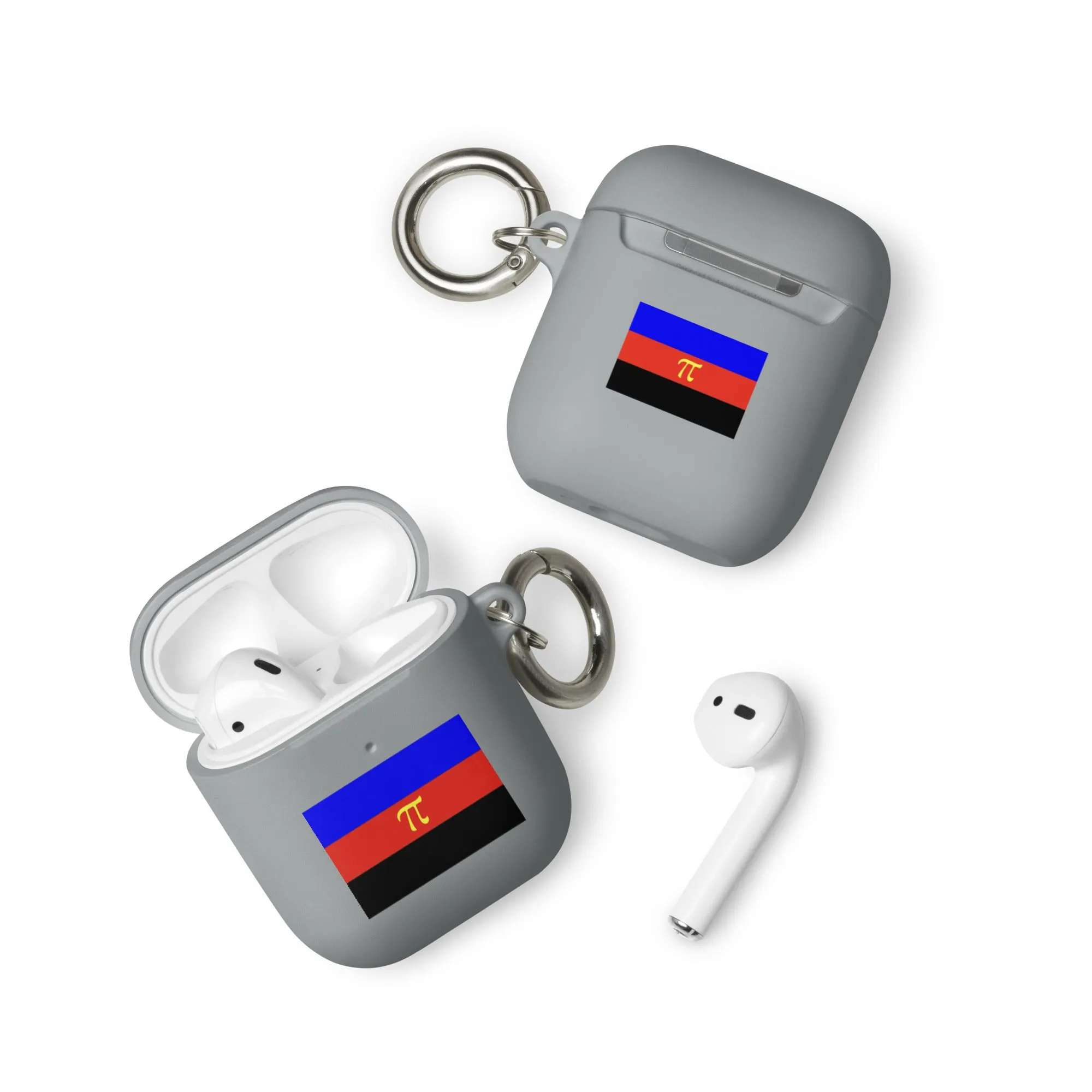 Polyamorous Polyamory Pride Flag Rubber Case for Apple AirPods