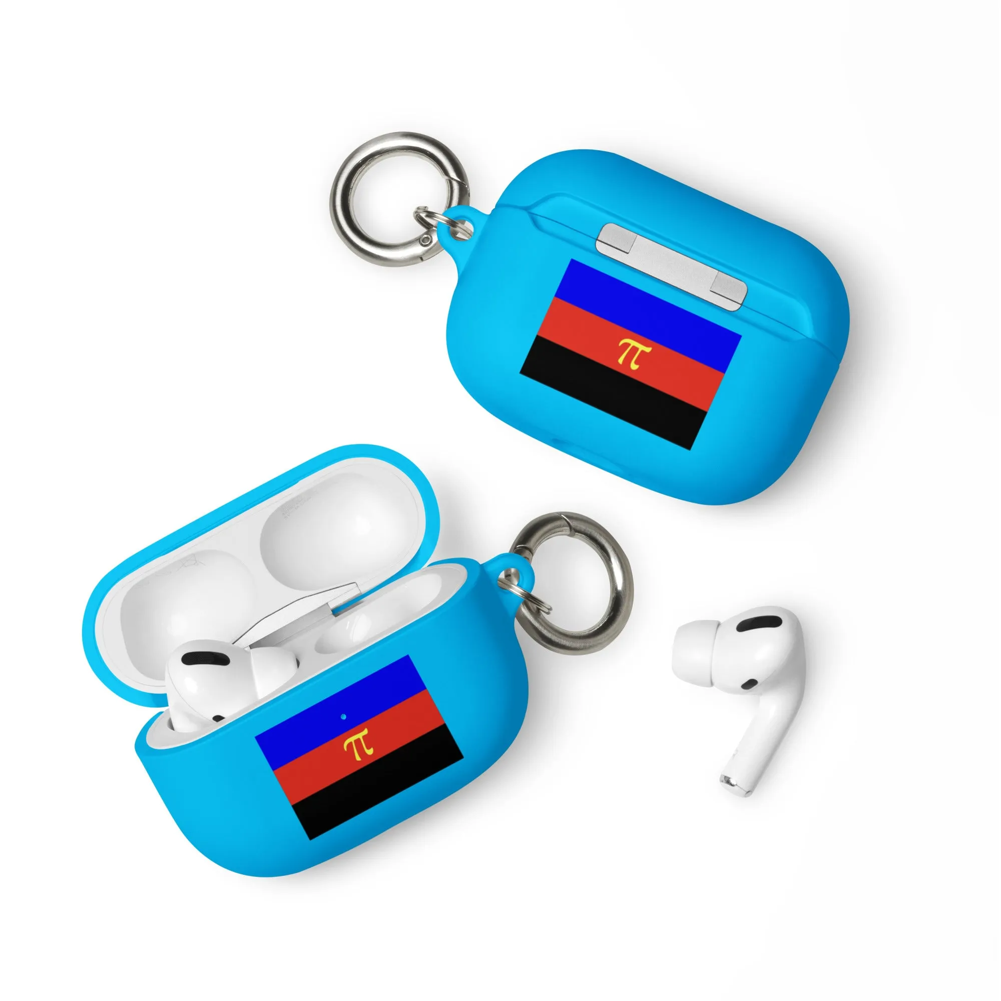 Polyamorous Polyamory Pride Flag Rubber Case for Apple AirPods