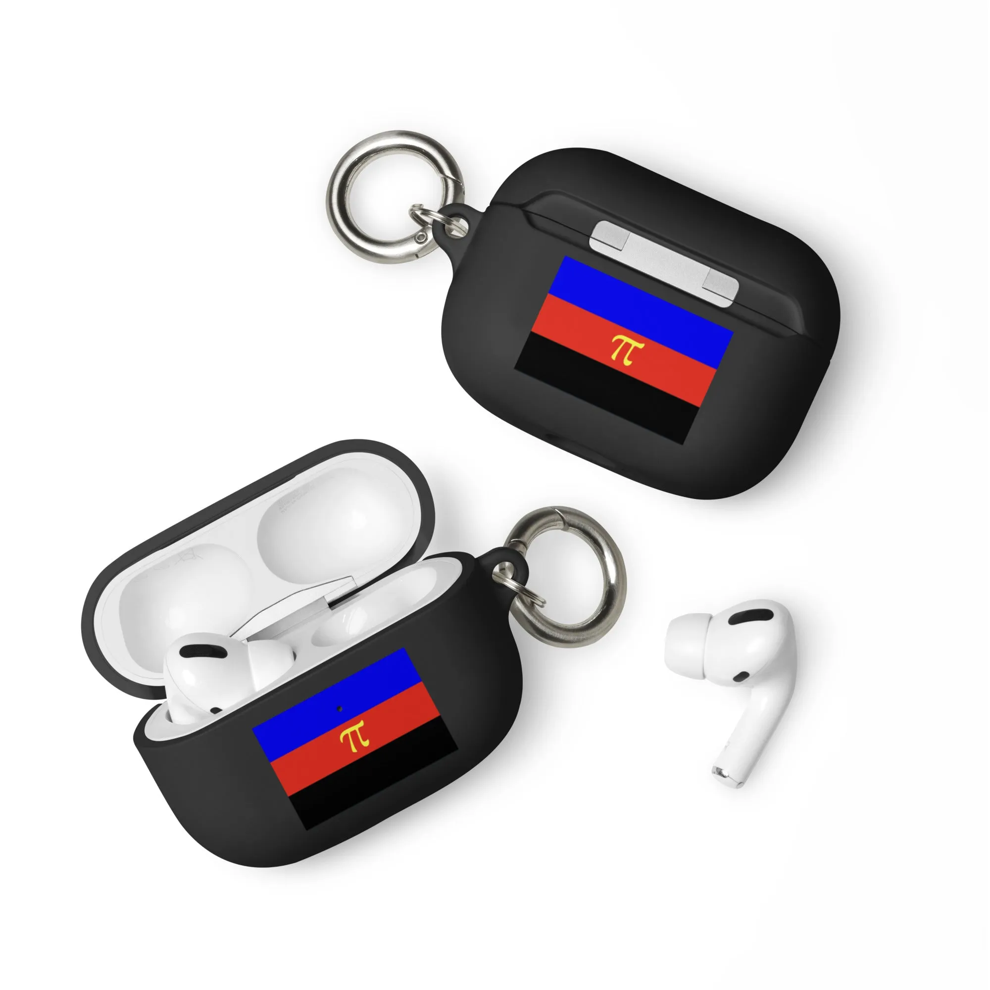 Polyamorous Polyamory Pride Flag Rubber Case for Apple AirPods