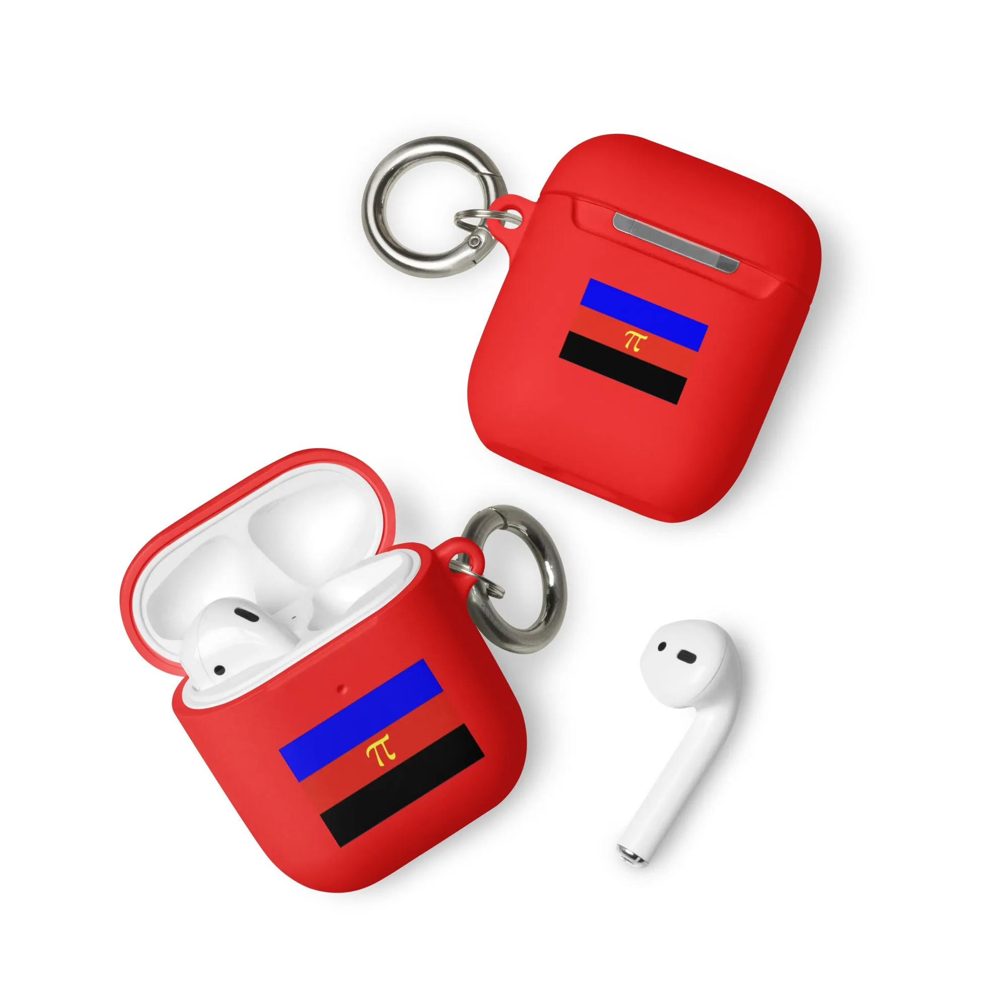 Polyamorous Polyamory Pride Flag Rubber Case for Apple AirPods