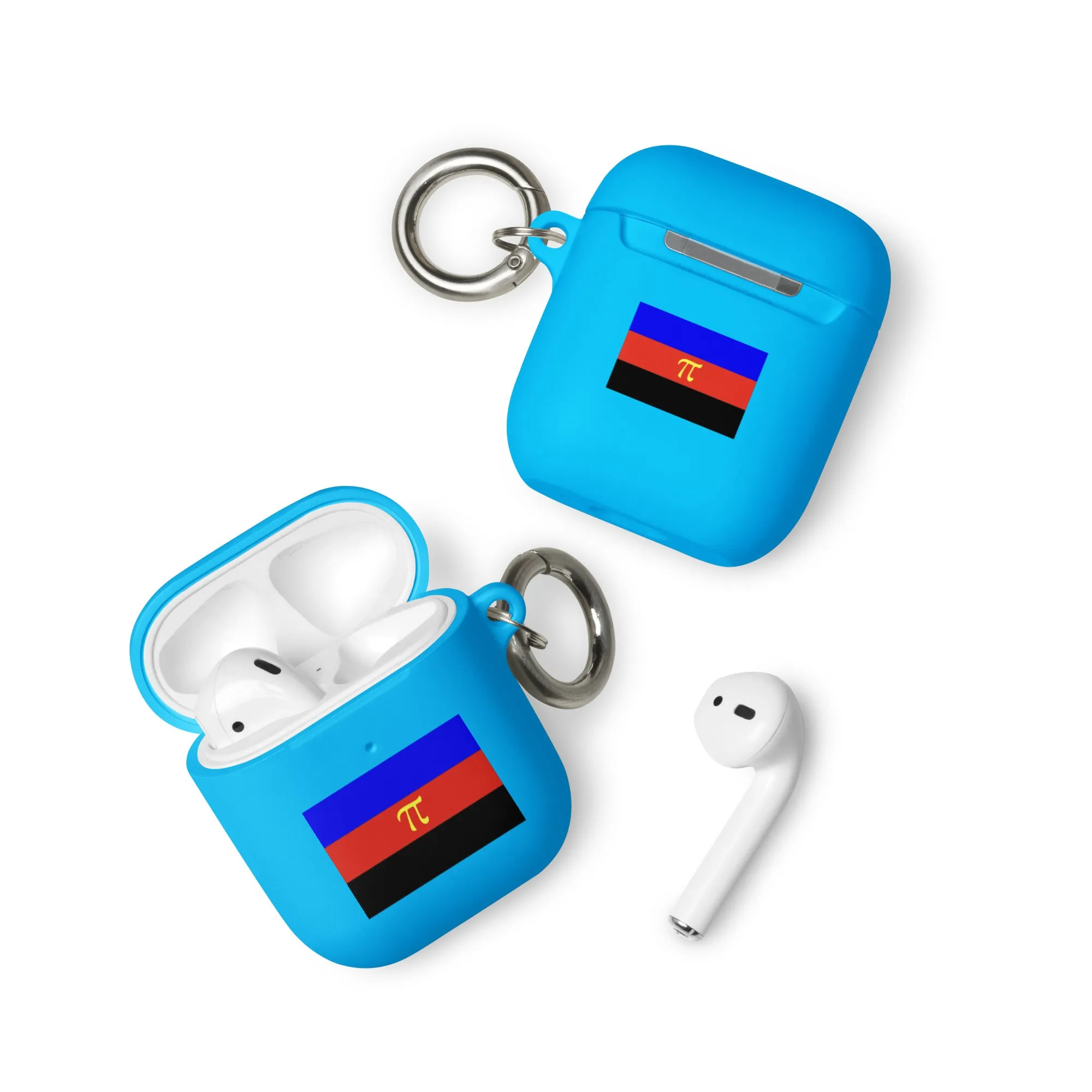 Polyamorous Polyamory Pride Flag Rubber Case for Apple AirPods