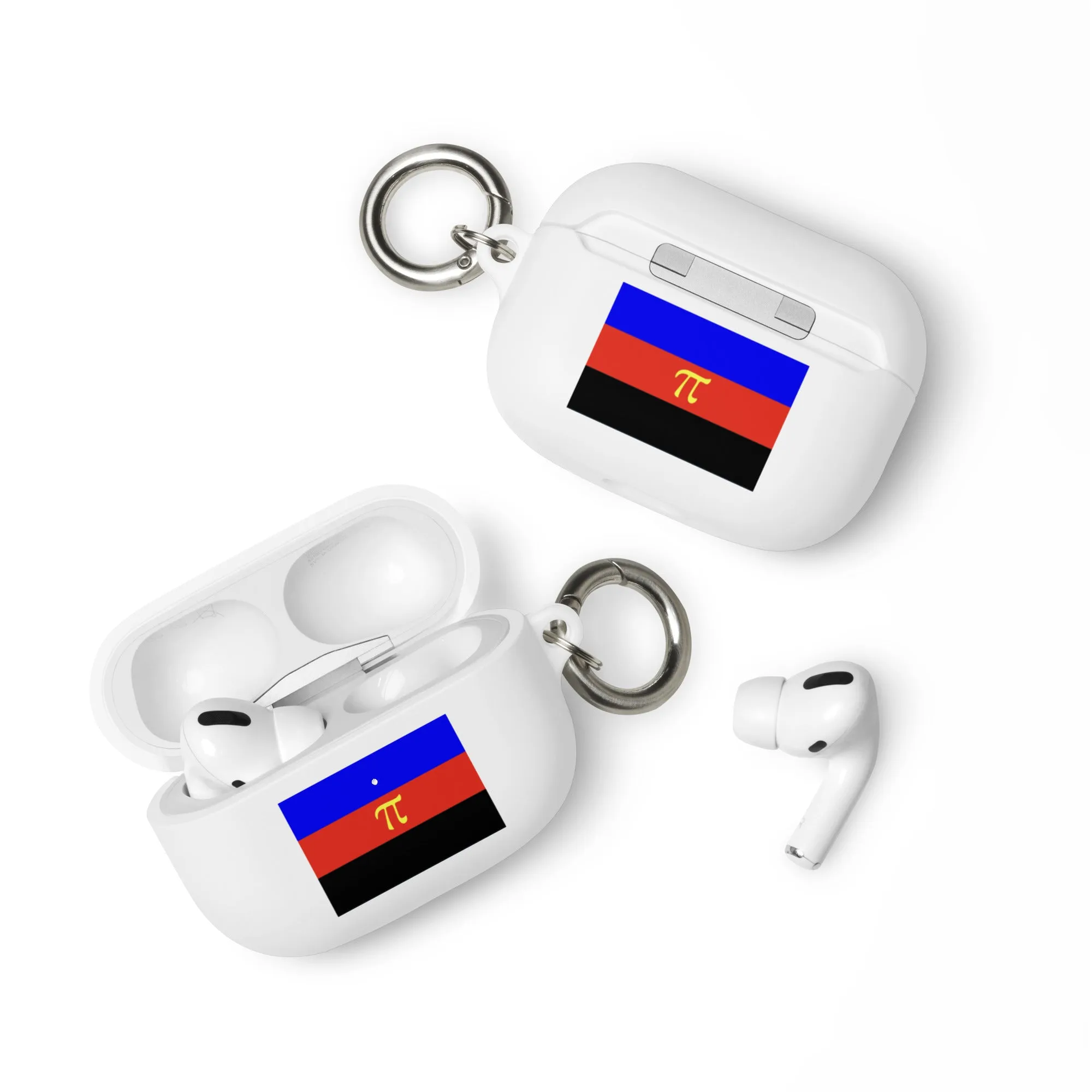 Polyamorous Polyamory Pride Flag Rubber Case for Apple AirPods