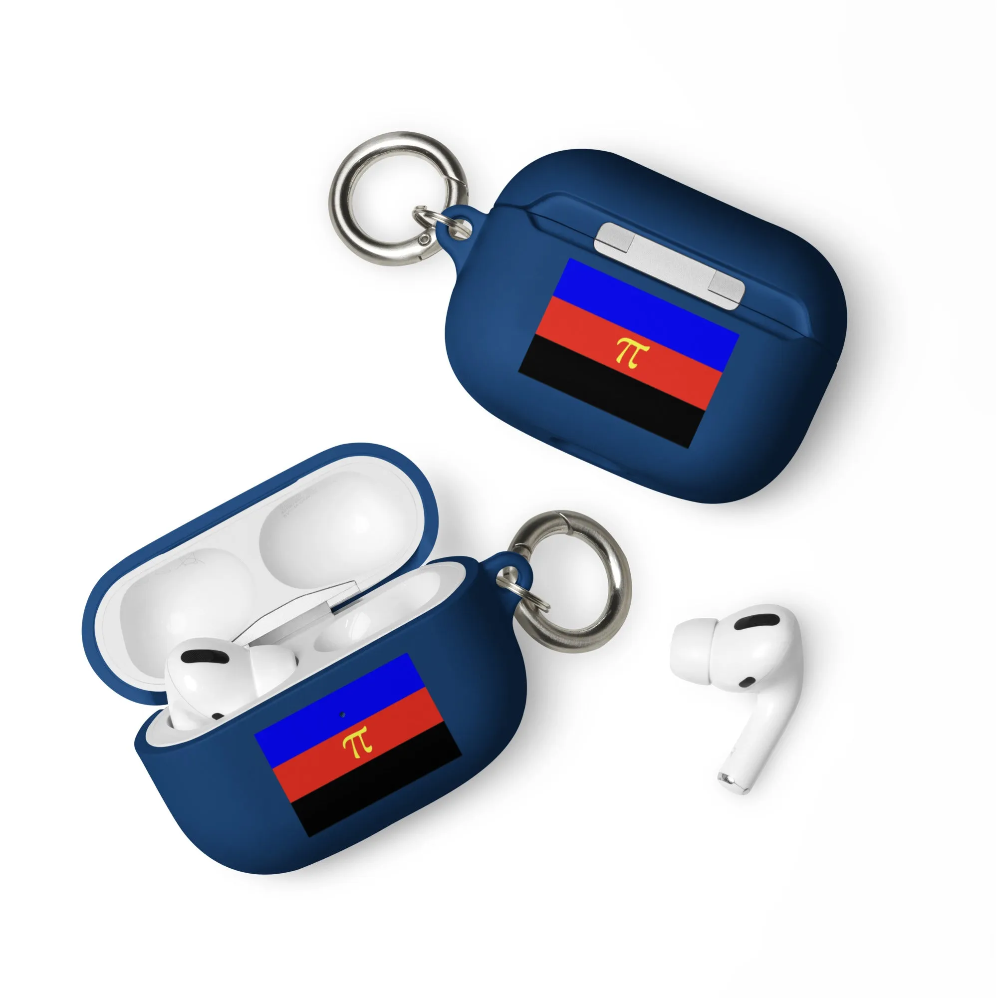Polyamorous Polyamory Pride Flag Rubber Case for Apple AirPods