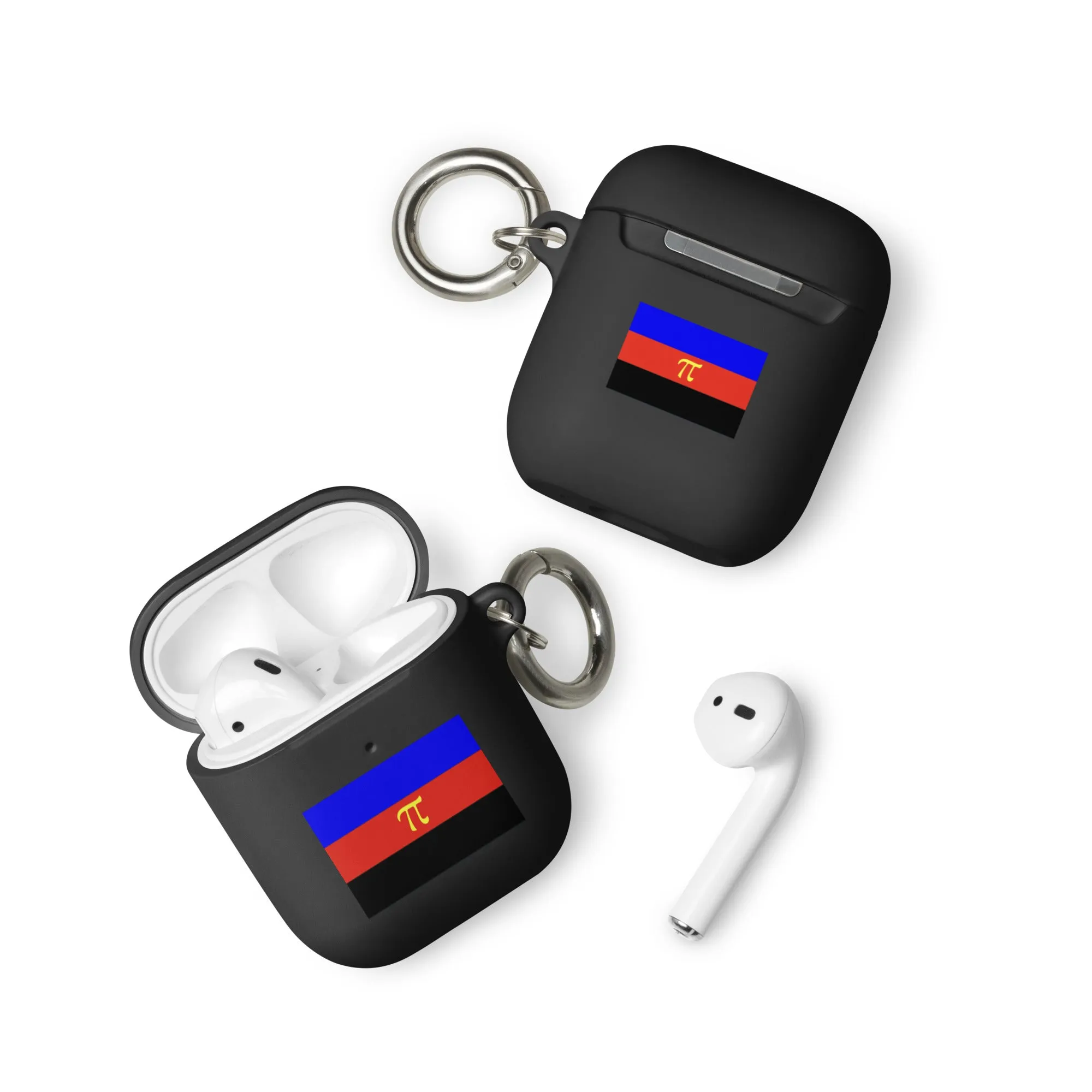 Polyamorous Polyamory Pride Flag Rubber Case for Apple AirPods