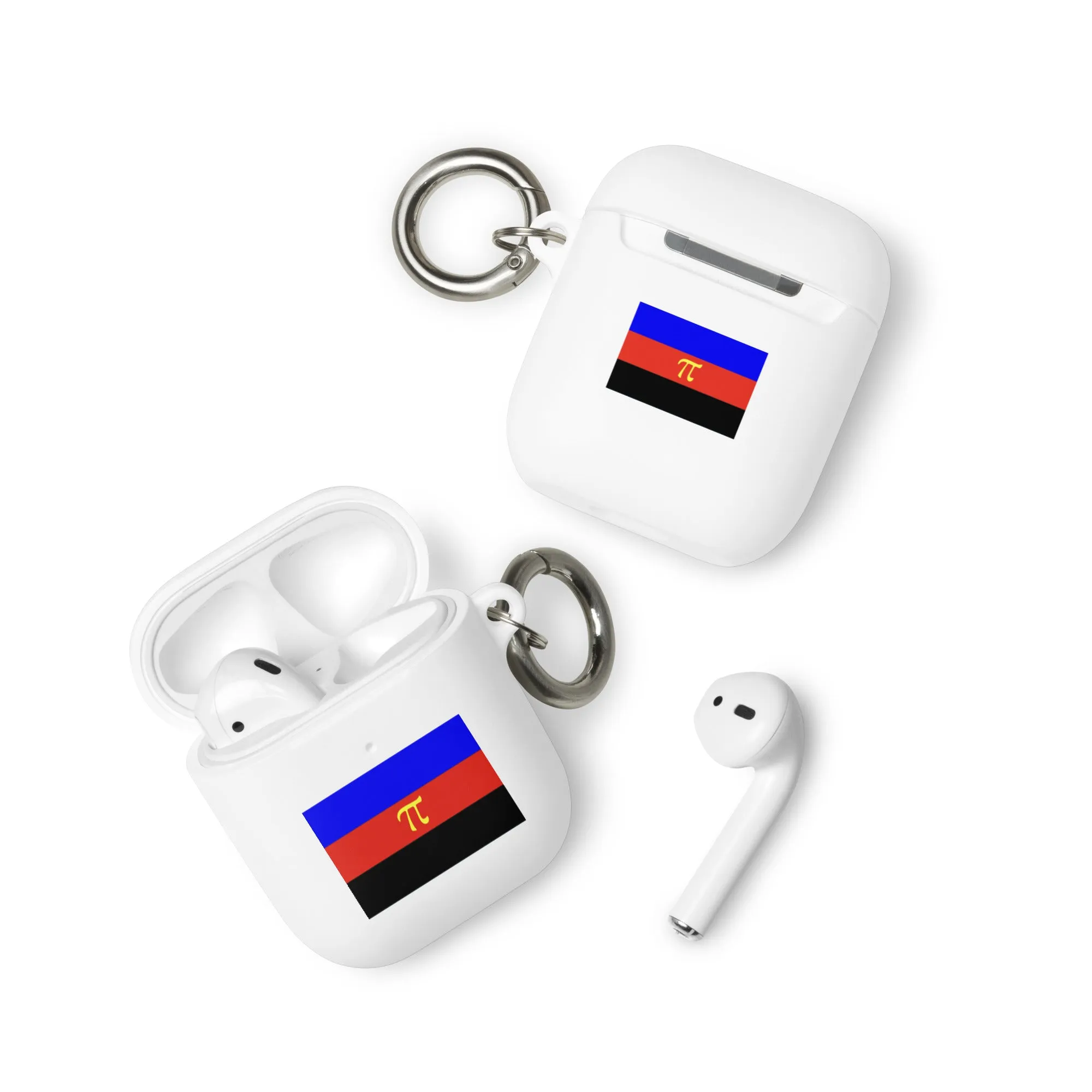 Polyamorous Polyamory Pride Flag Rubber Case for Apple AirPods