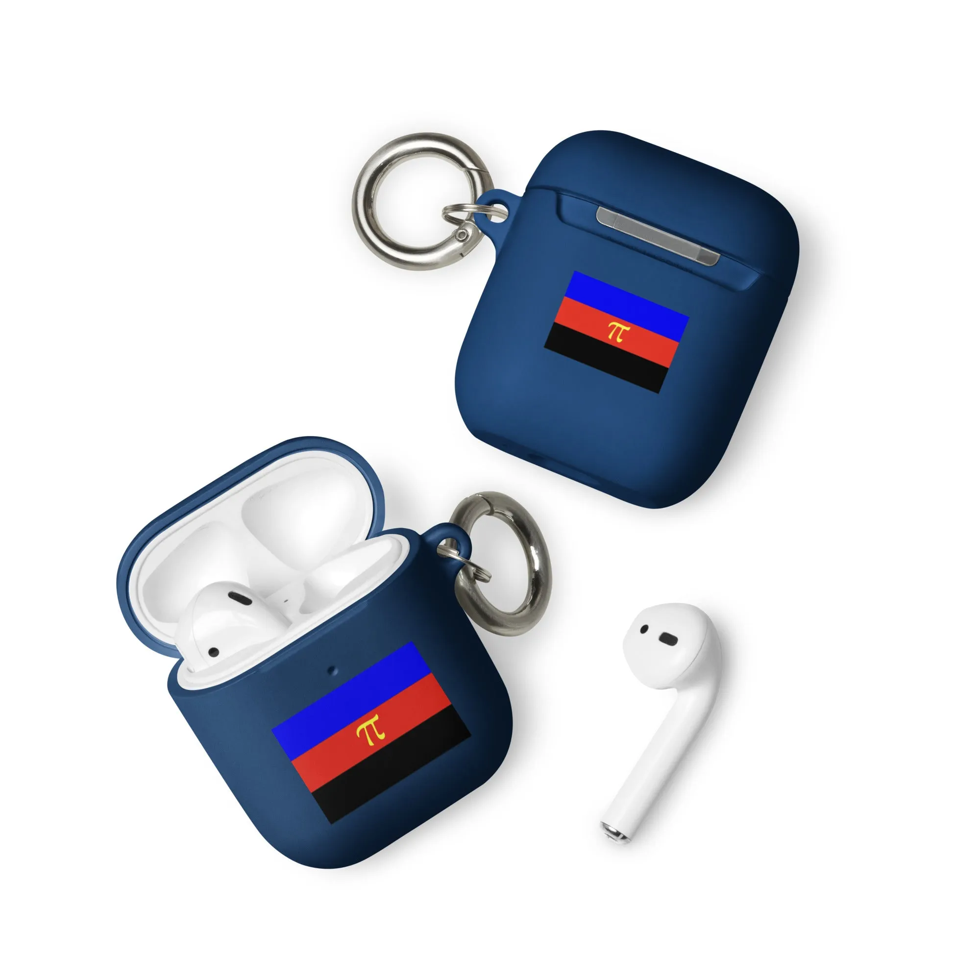 Polyamorous Polyamory Pride Flag Rubber Case for Apple AirPods