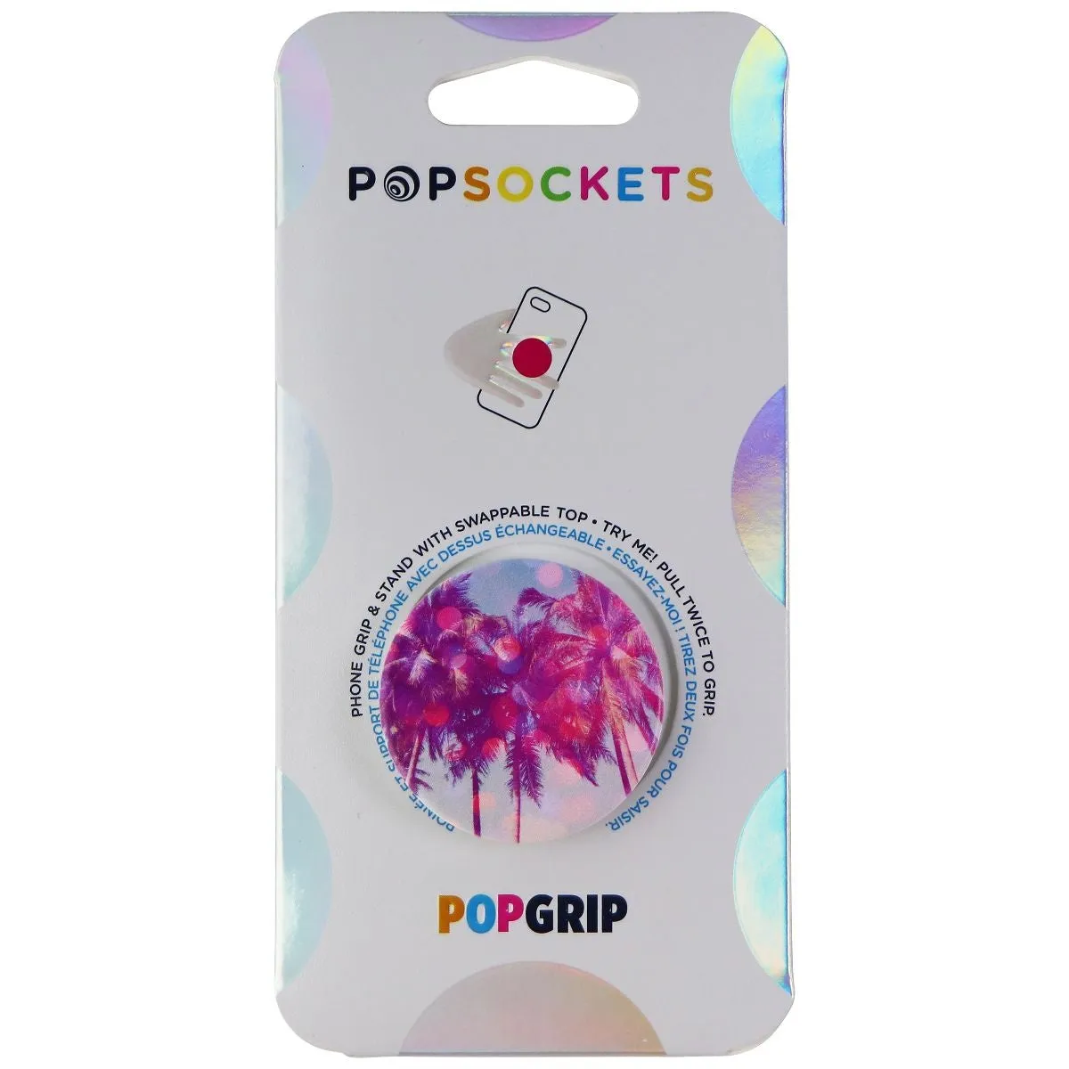 PopSockets PopGrip Stand and Grip with Swappable Top - Venice Beach