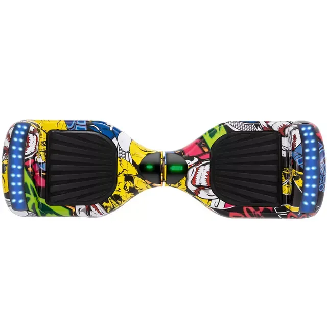 Premium Quality Segway Electric Hoverboard/Scooter with LED Lights (Funky Graffiti) (PREPAID ONLY)