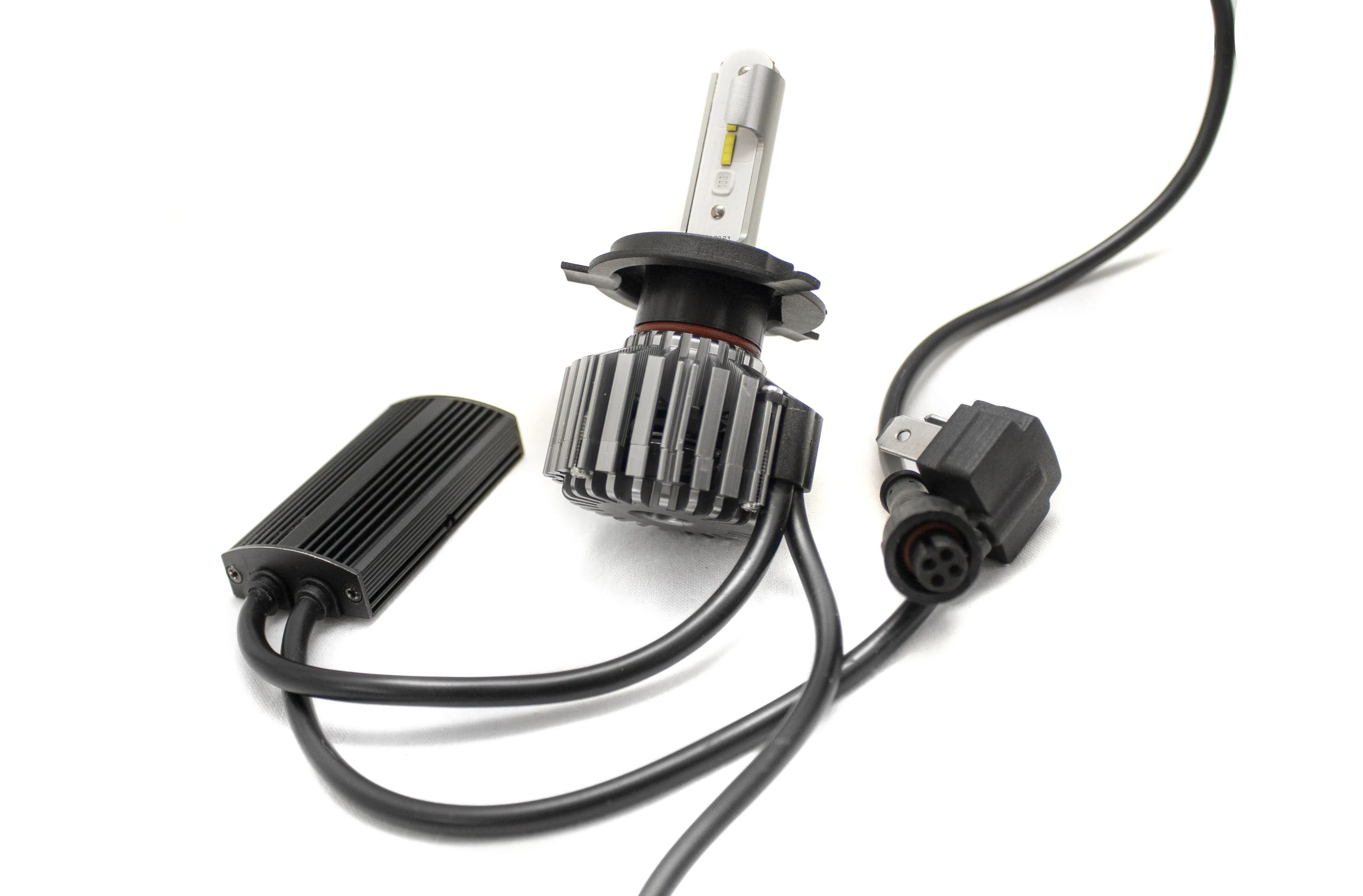 Race Sport RS Headlight Conversion Kits [H3 Demon Eye LED Series] Dual Function Kit w/ Driving & Accent Functions