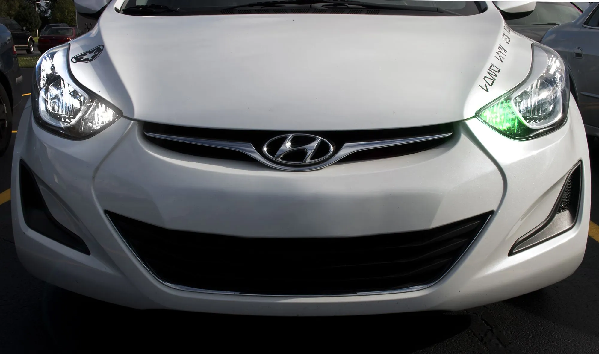 Race Sport RS Headlight Conversion Kits [H3 Demon Eye LED Series] Dual Function Kit w/ Driving & Accent Functions