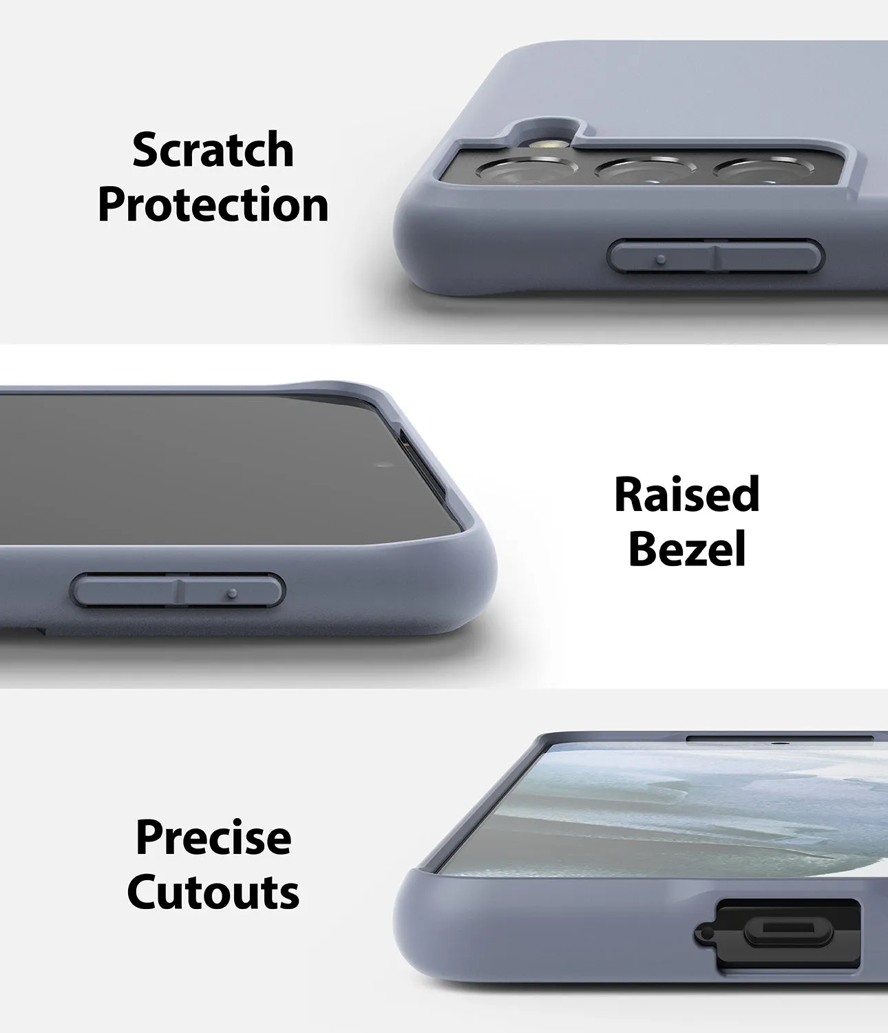 Samsung Galaxy S21 Case Cover| Air-S Series | Lavender Gray