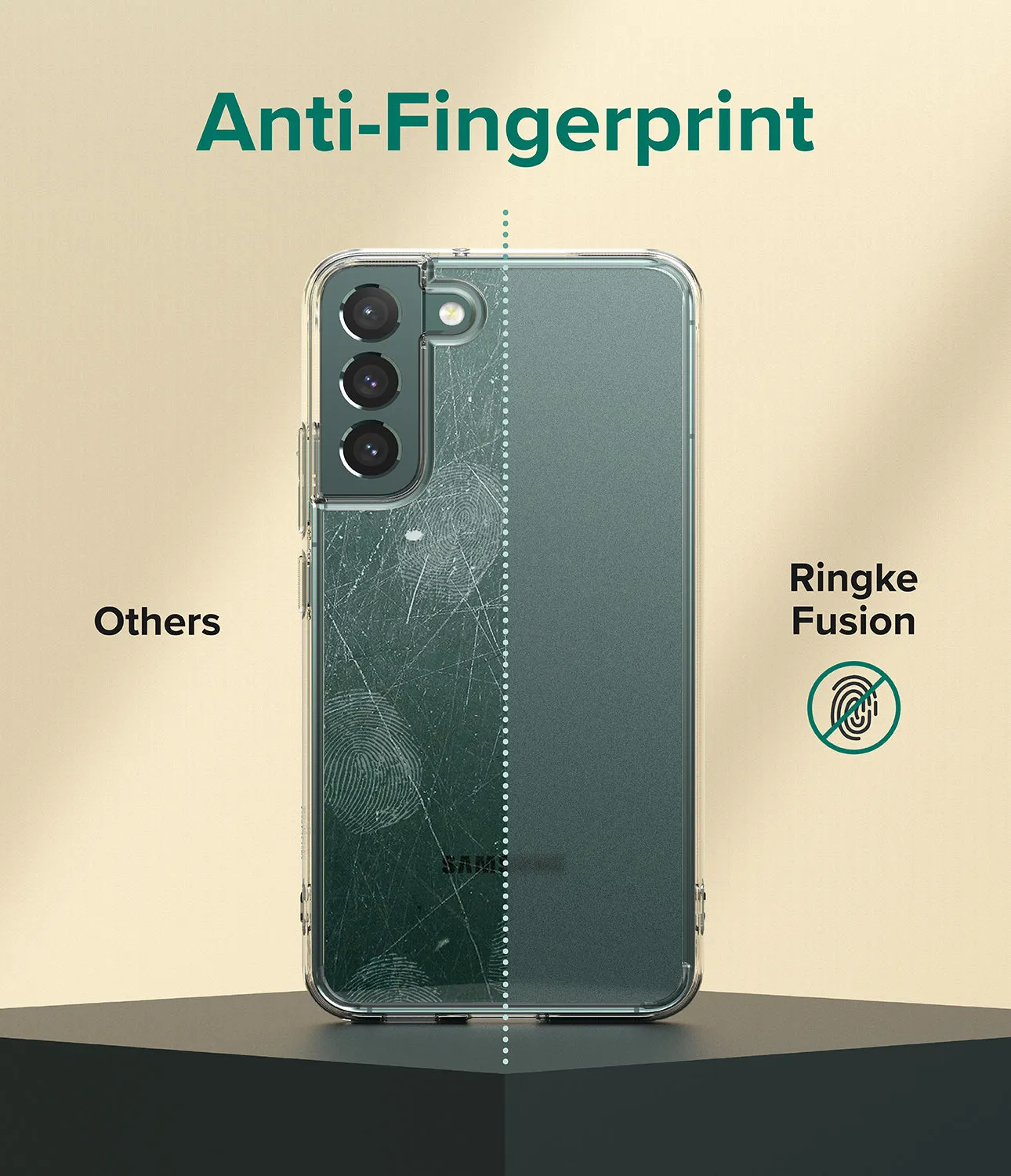 Samsung Galaxy S22 Case Cover| Fusion Series| Matte Clear