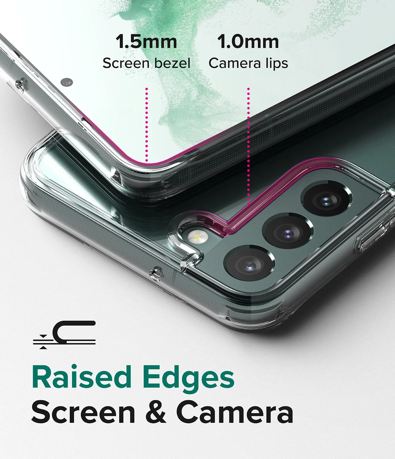 Samsung Galaxy S22 Case Cover| Fusion Series| Matte Clear
