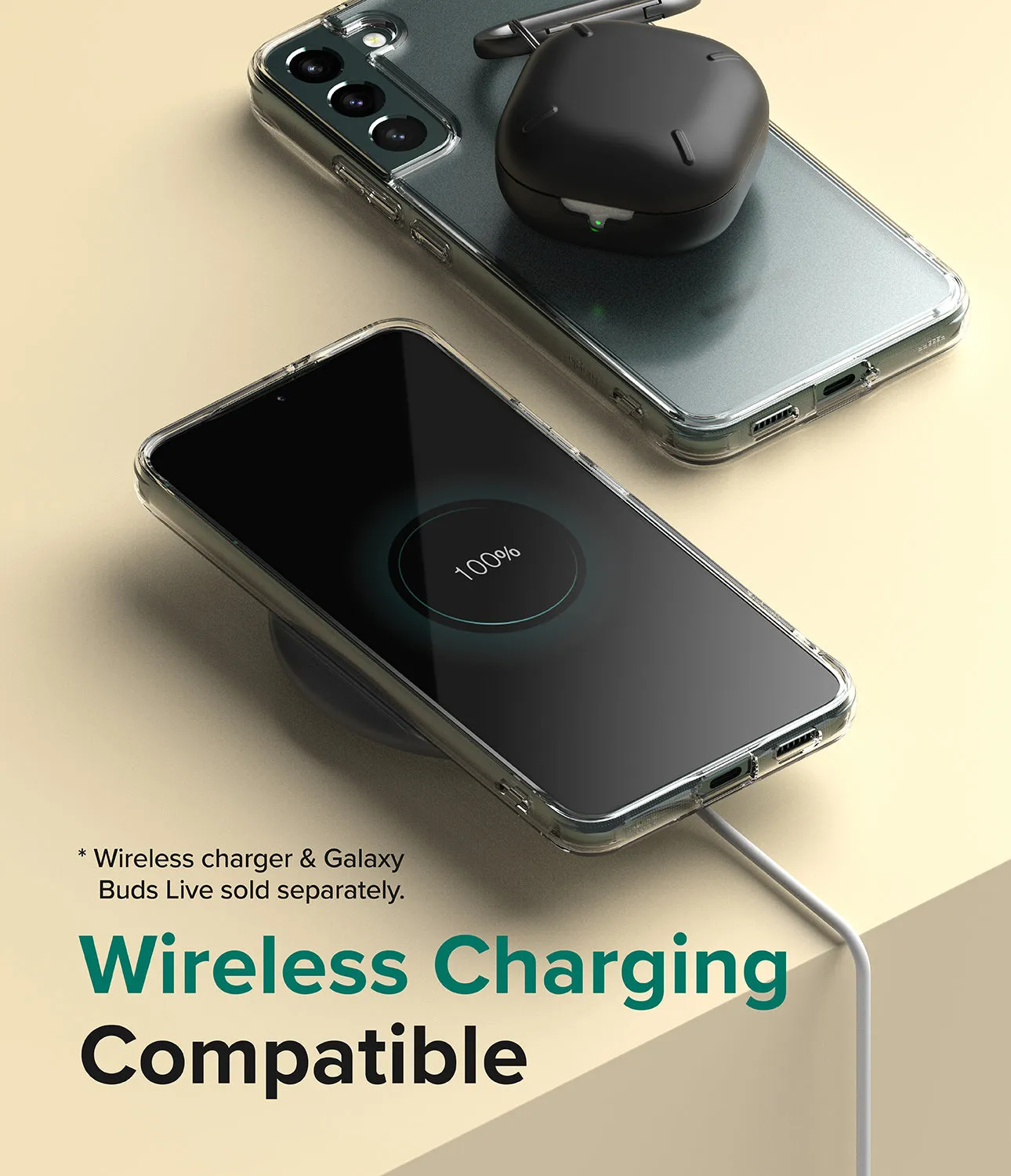 Samsung Galaxy S22 Case Cover| Fusion Series| Matte Clear