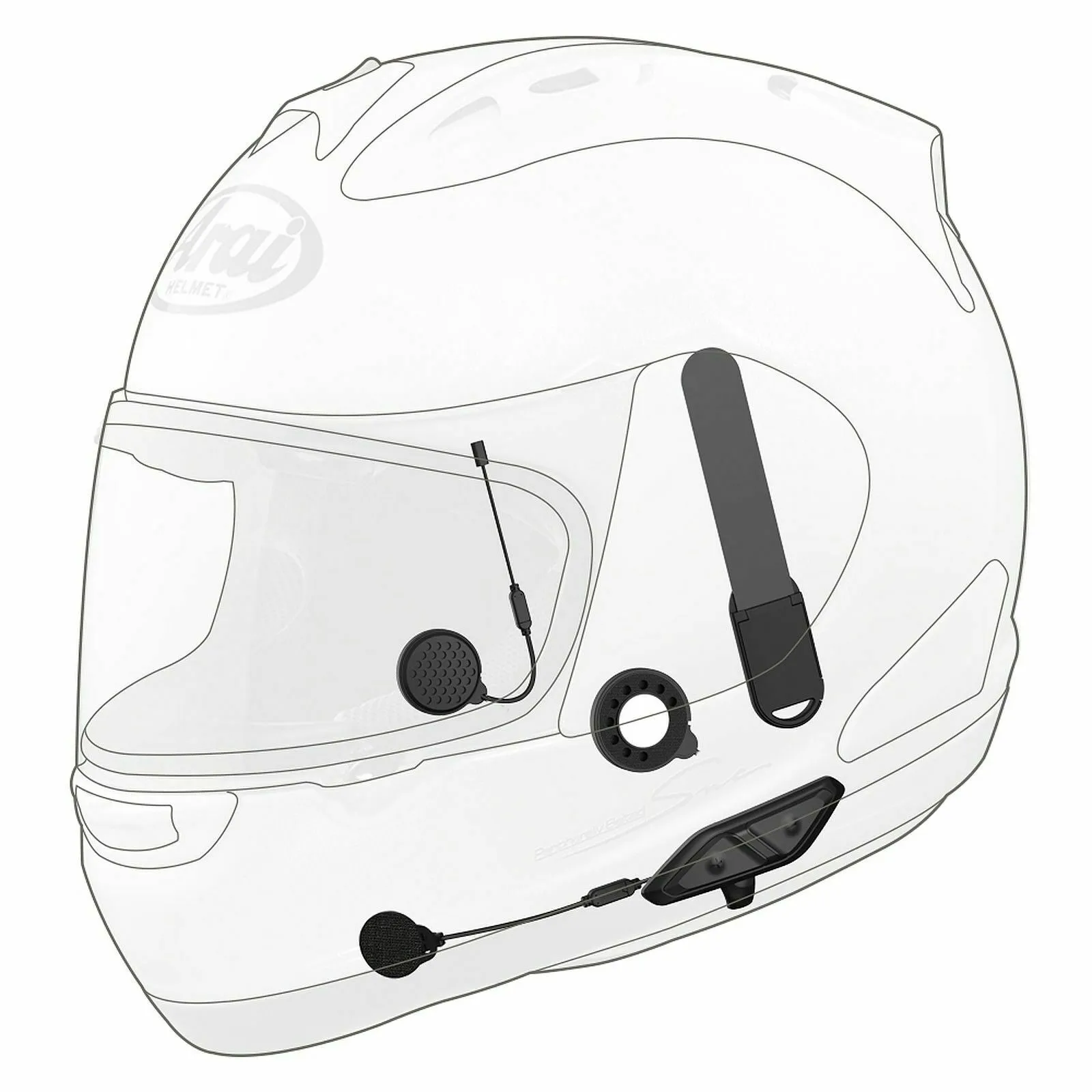 Sena Bluetooth Intercom System RC4 10U-AR-11 For Arai Helmets