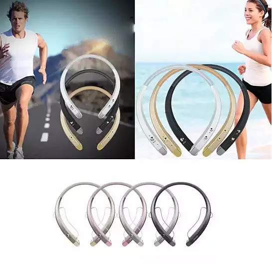 Sonic Halo Bluetooth Neckband Headphones With Microphone