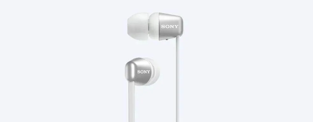 Sony Wireless In Ear Bluetooth Earphones White - WI-C310/WZ