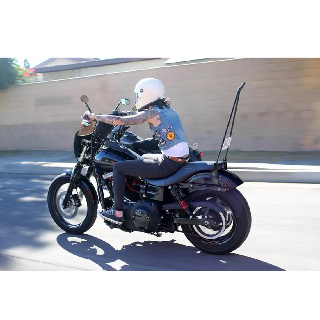 Stiletto Shock - Black - 13.5 inch - 1999 - 2017 Harley-Davidson Dyna Models