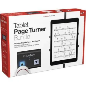 Tablet Page Tuner Bundle- Includes iRig Blueturn and iKlip Expand