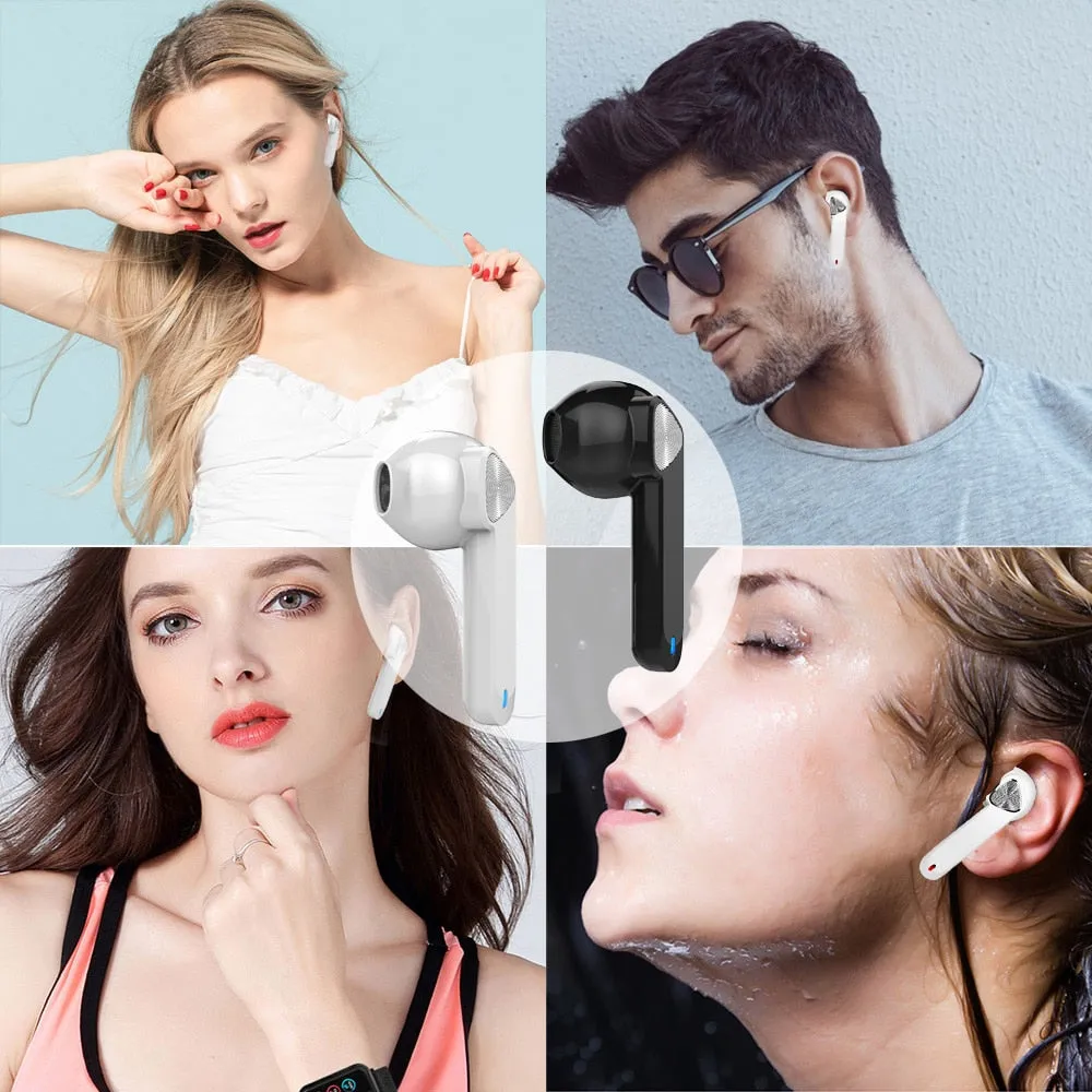 TWS Bluetooth Sports Earphones - HD Touch Control, Noise Cancelling, Built-in Microphone