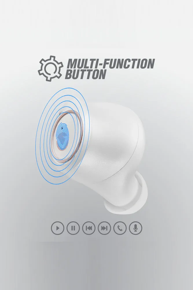 Volkano Taurus Tws Earphones White