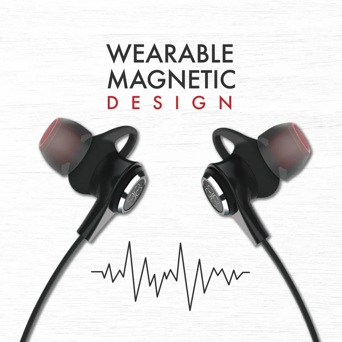 Wireless Active Noise Cancelling Earphones with Mic and IPX4 Sweat and Waterproof