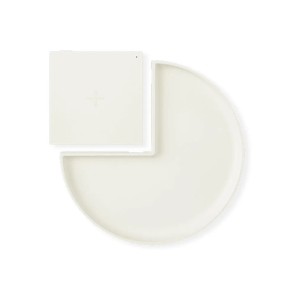 Wireless Charger with Tray - Snow White