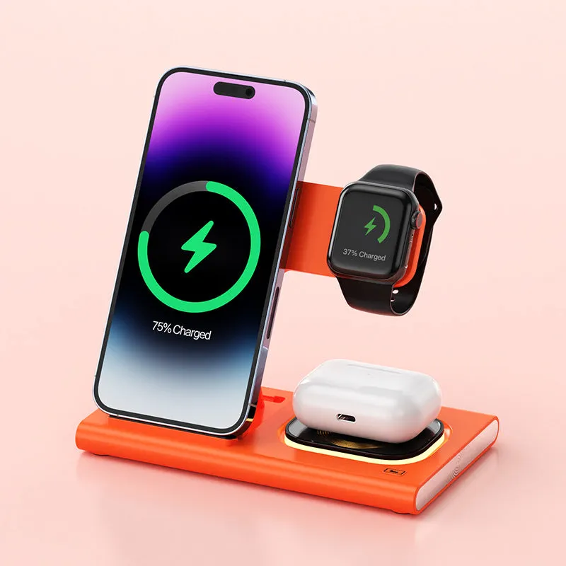 Wireless Magnetic Charger with Night Light